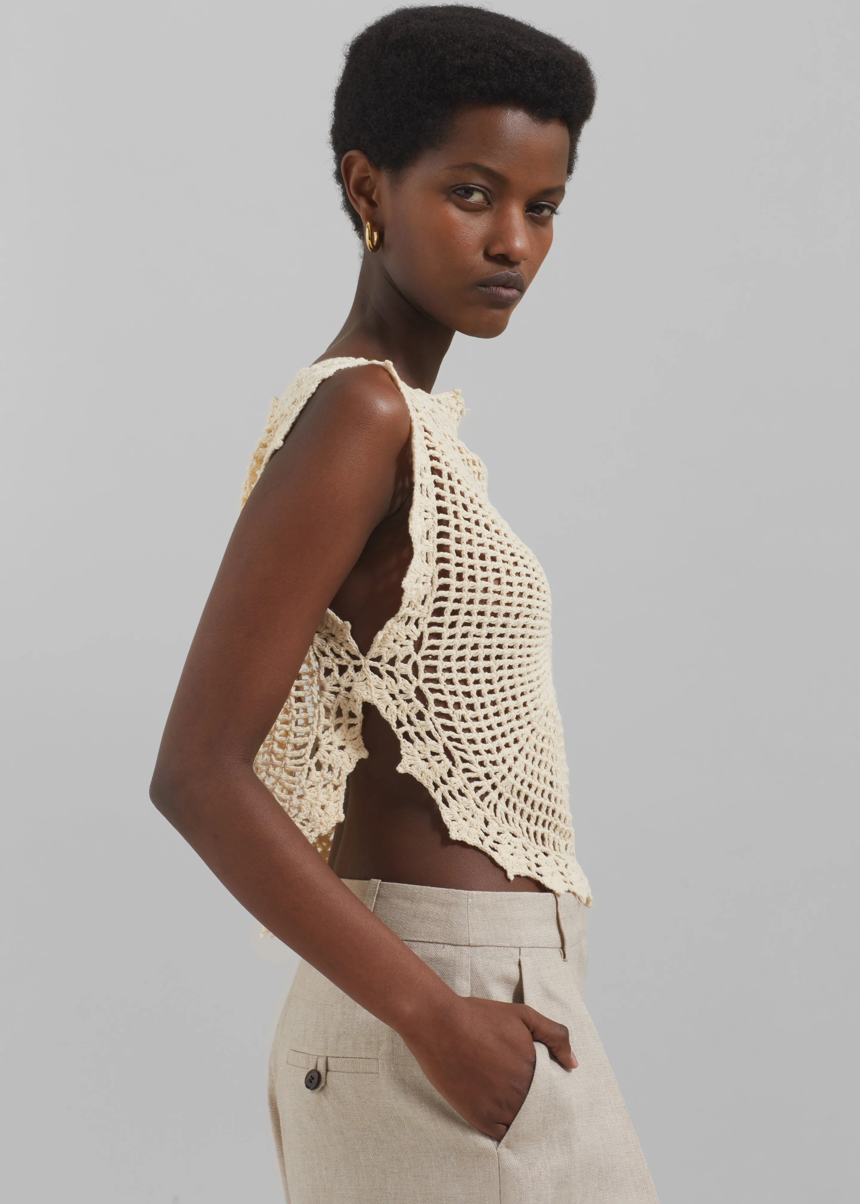 The Garment Egypt Patch Top - Bone sold by Frankie Shop product image thumbnail 2