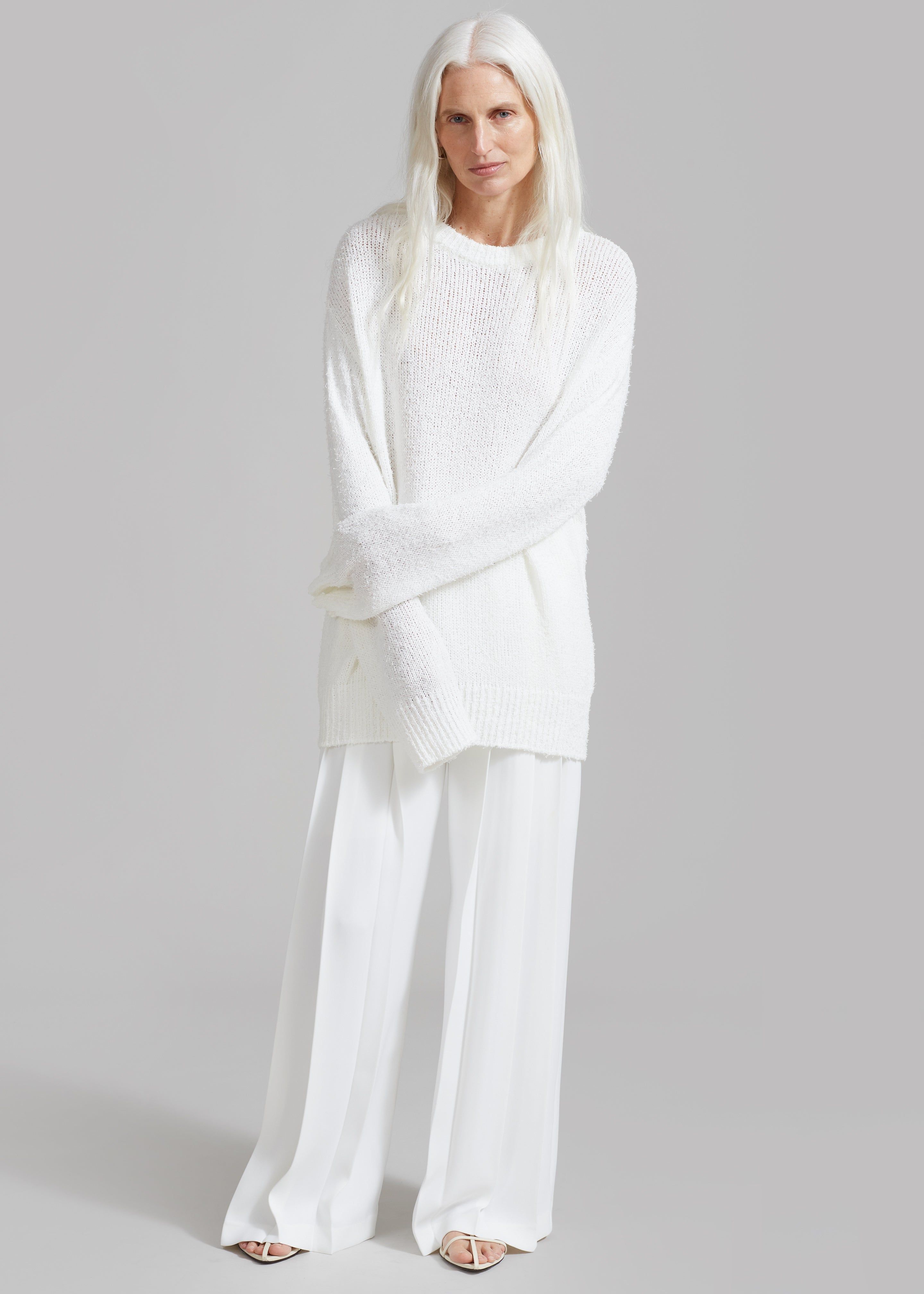 Ahine Sweater - White sold by Frankie Shop