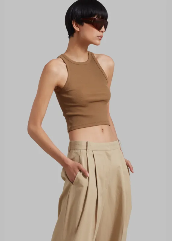 Maisy Tank Top - Brown sold by Frankie Shop