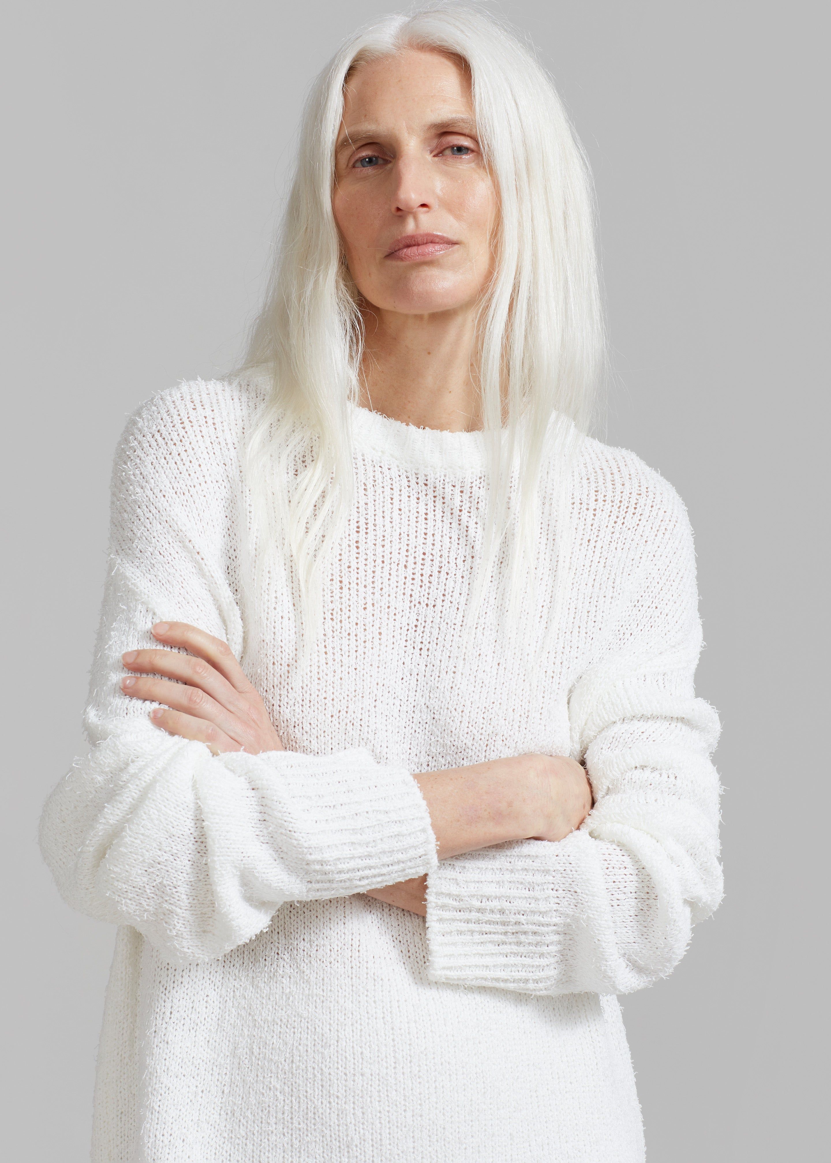 Ahine Sweater - White sold by Frankie Shop product image thumbnail 5