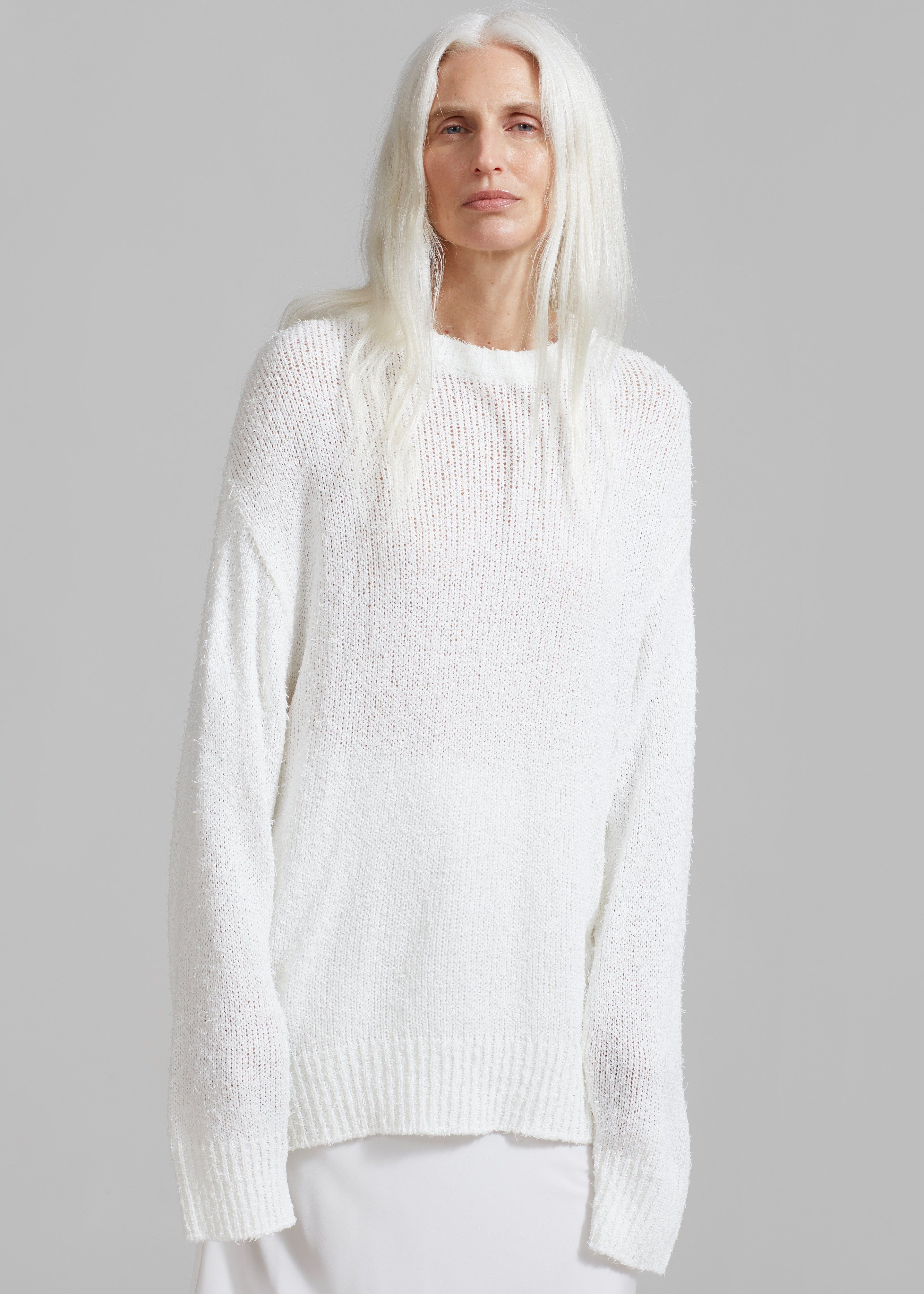 Ahine Sweater - White sold by Frankie Shop product image thumbnail 4