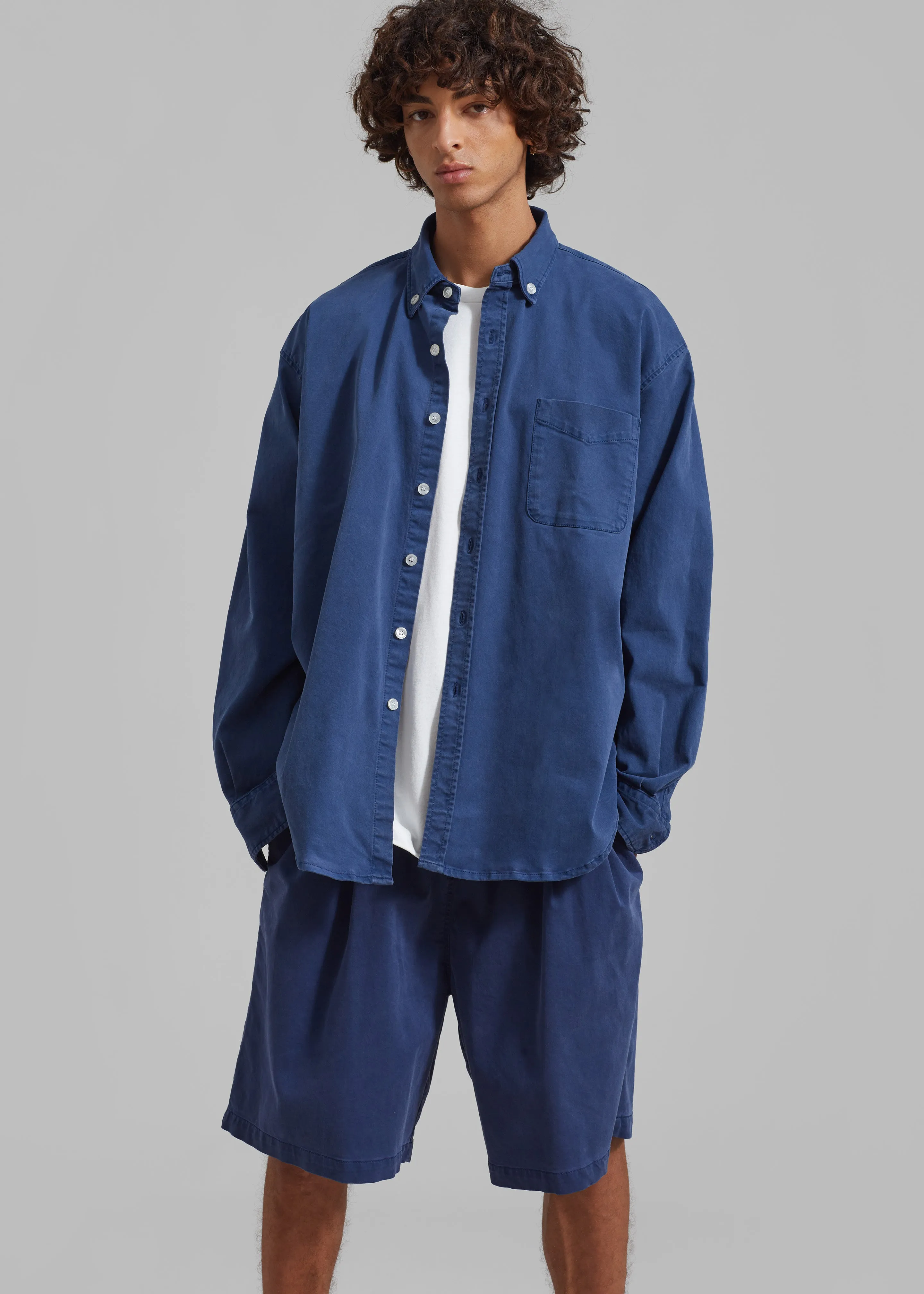 Pierce Shorts - Blue sold by Frankie Shop product image thumbnail 5