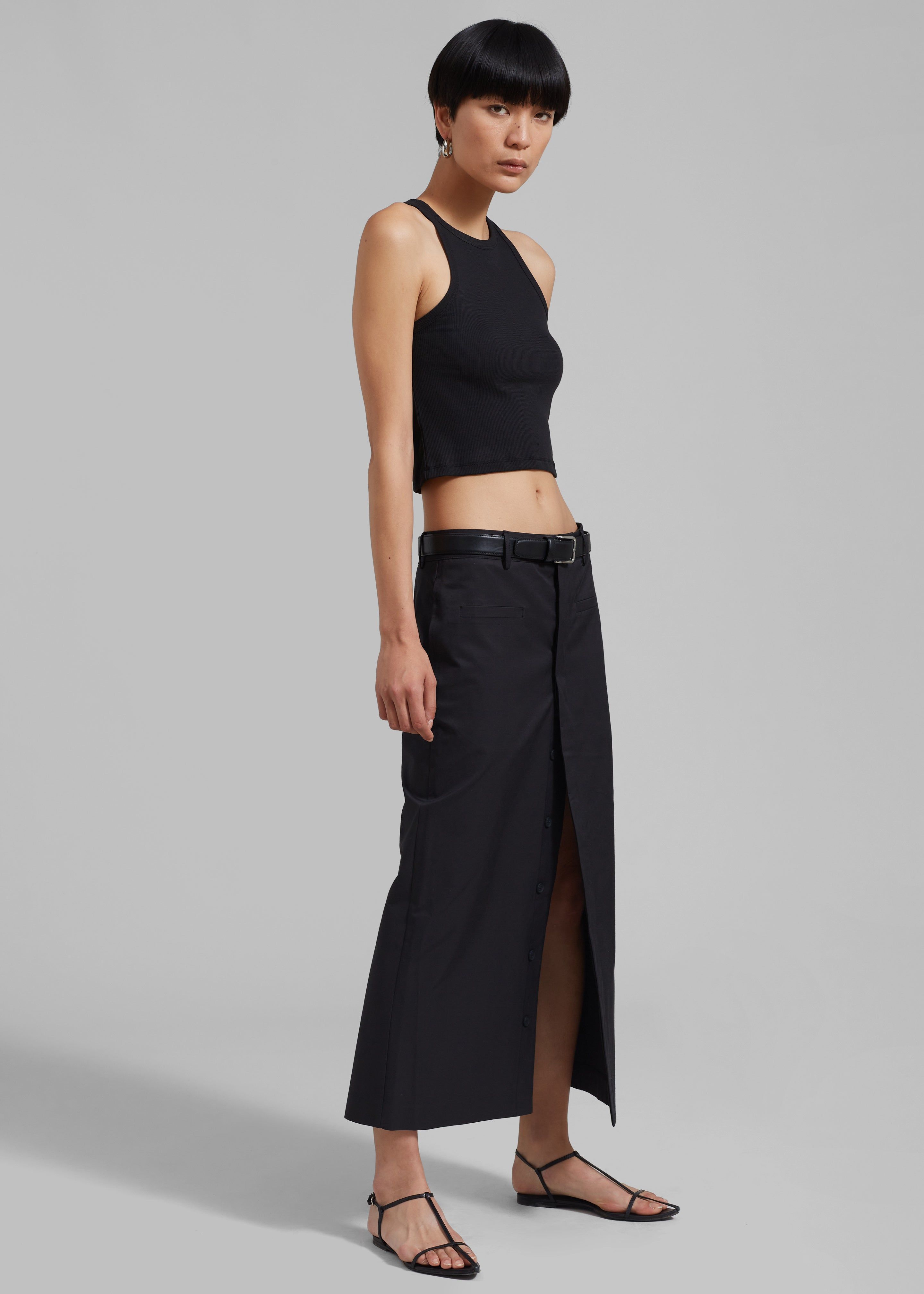 Norah Slit Midi Skirt - Black sold by Frankie Shop product image thumbnail 4