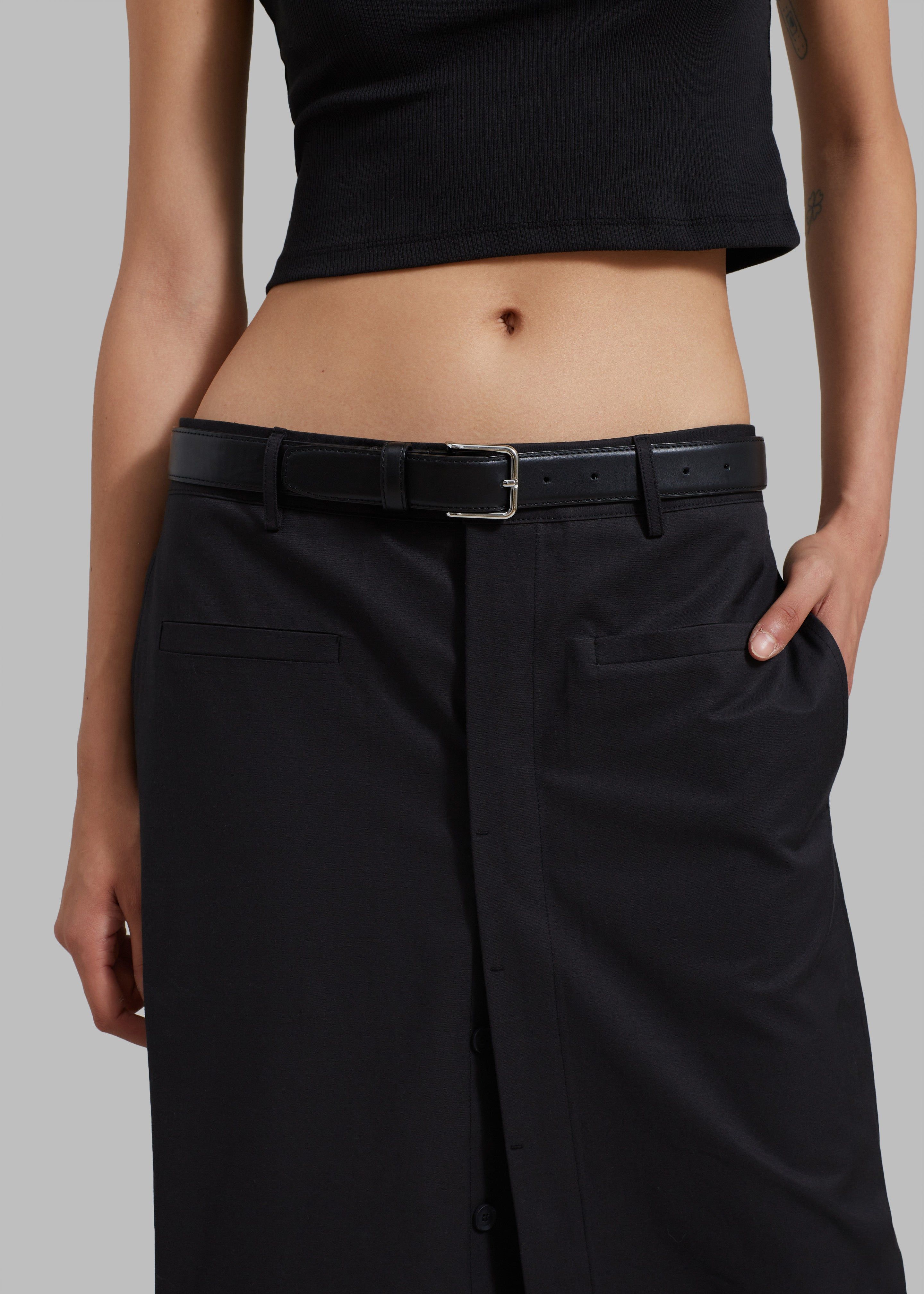 Norah Slit Midi Skirt - Black sold by Frankie Shop product image thumbnail 3