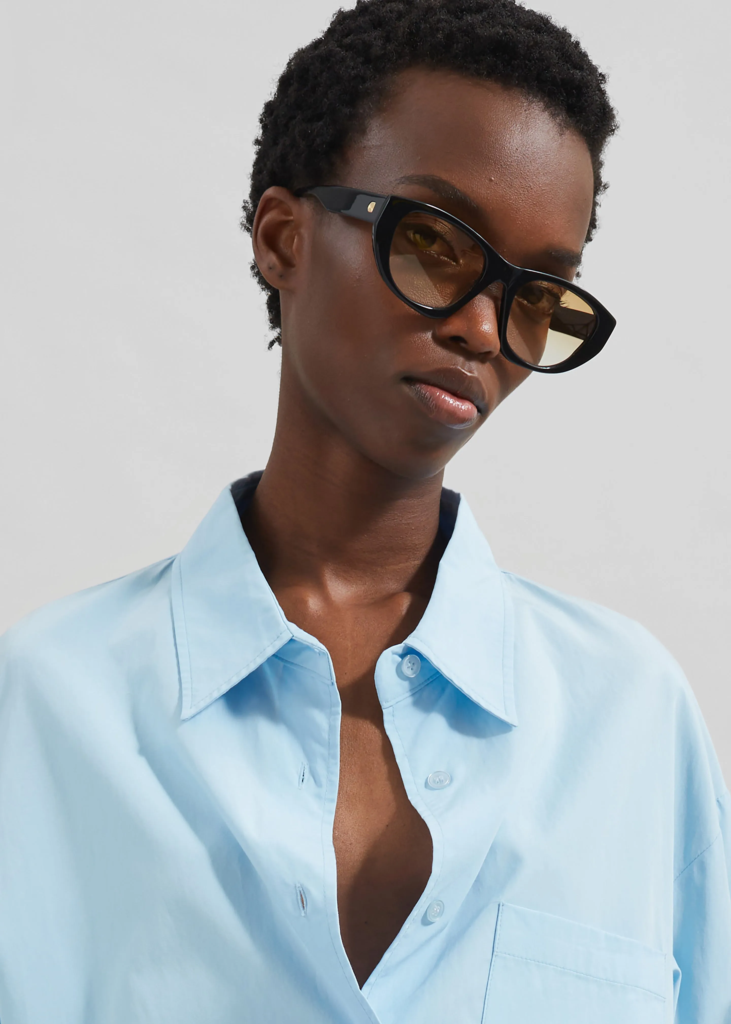 Lui Shirt - Sky sold by Frankie Shop product image thumbnail 3