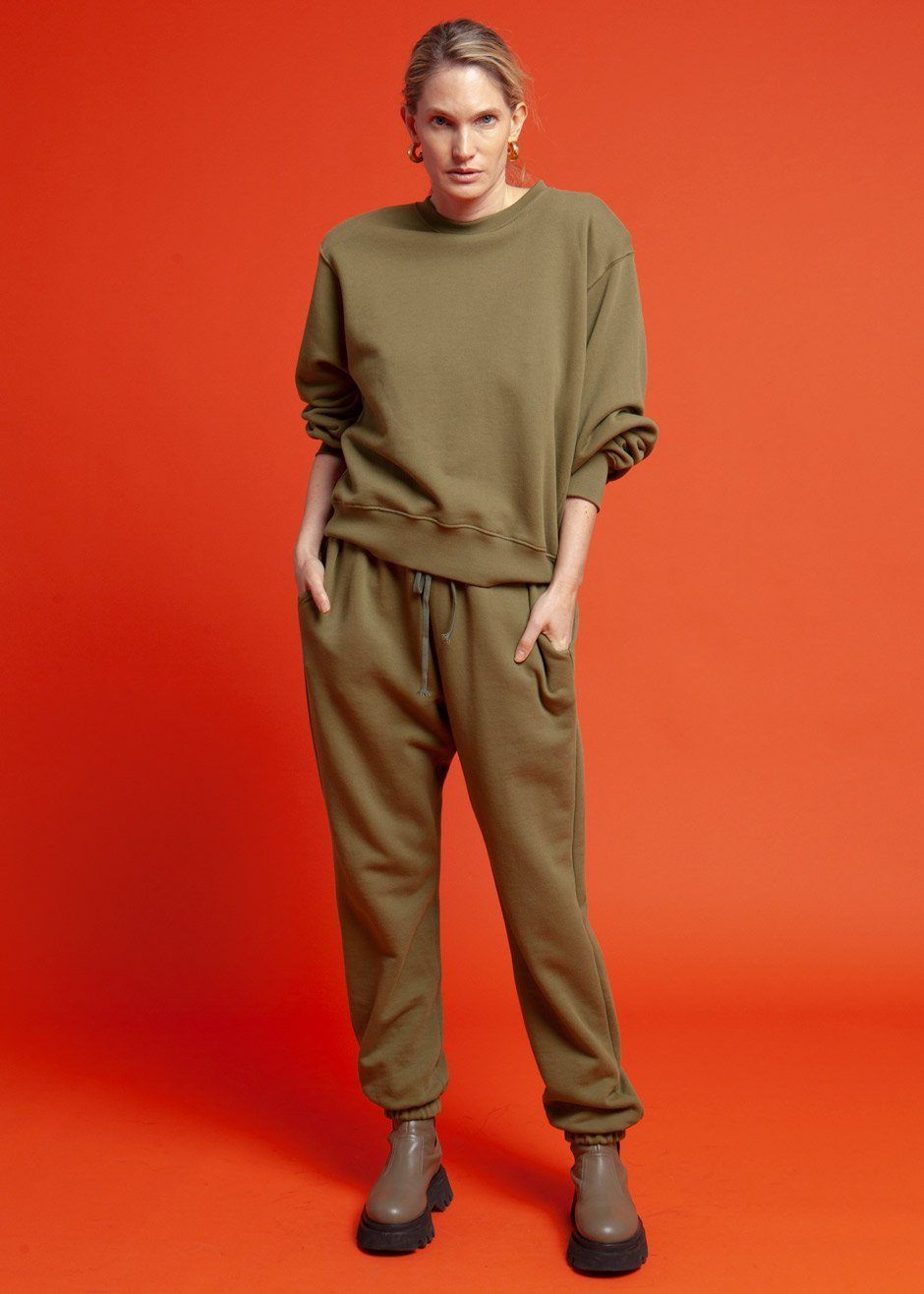 Vanessa Sweatpants - Martini Olive sold by Frankie Shop product image thumbnail 4