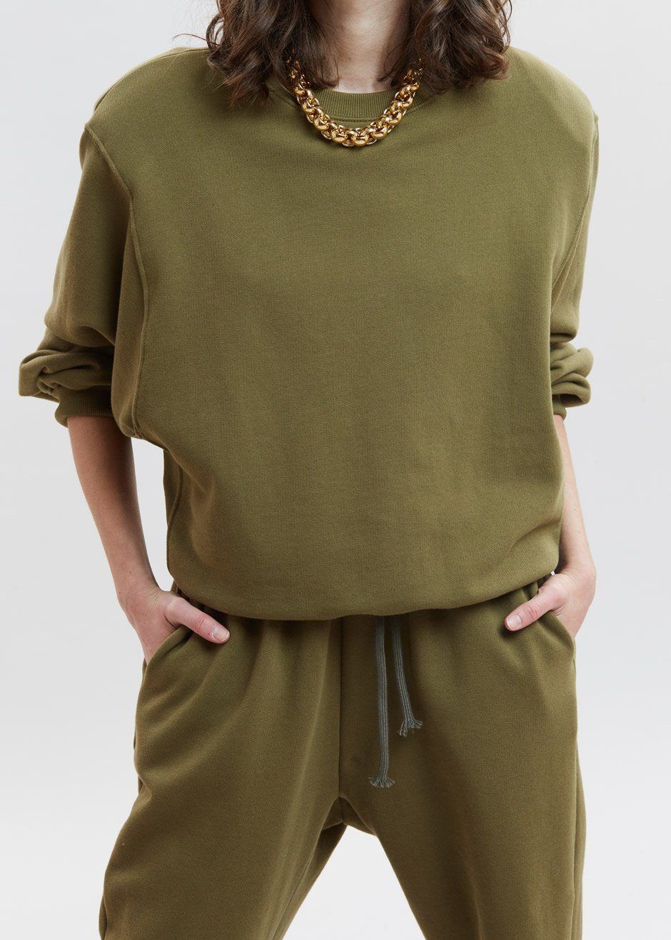 Vanessa Sweatpants - Martini Olive sold by Frankie Shop product image thumbnail 3