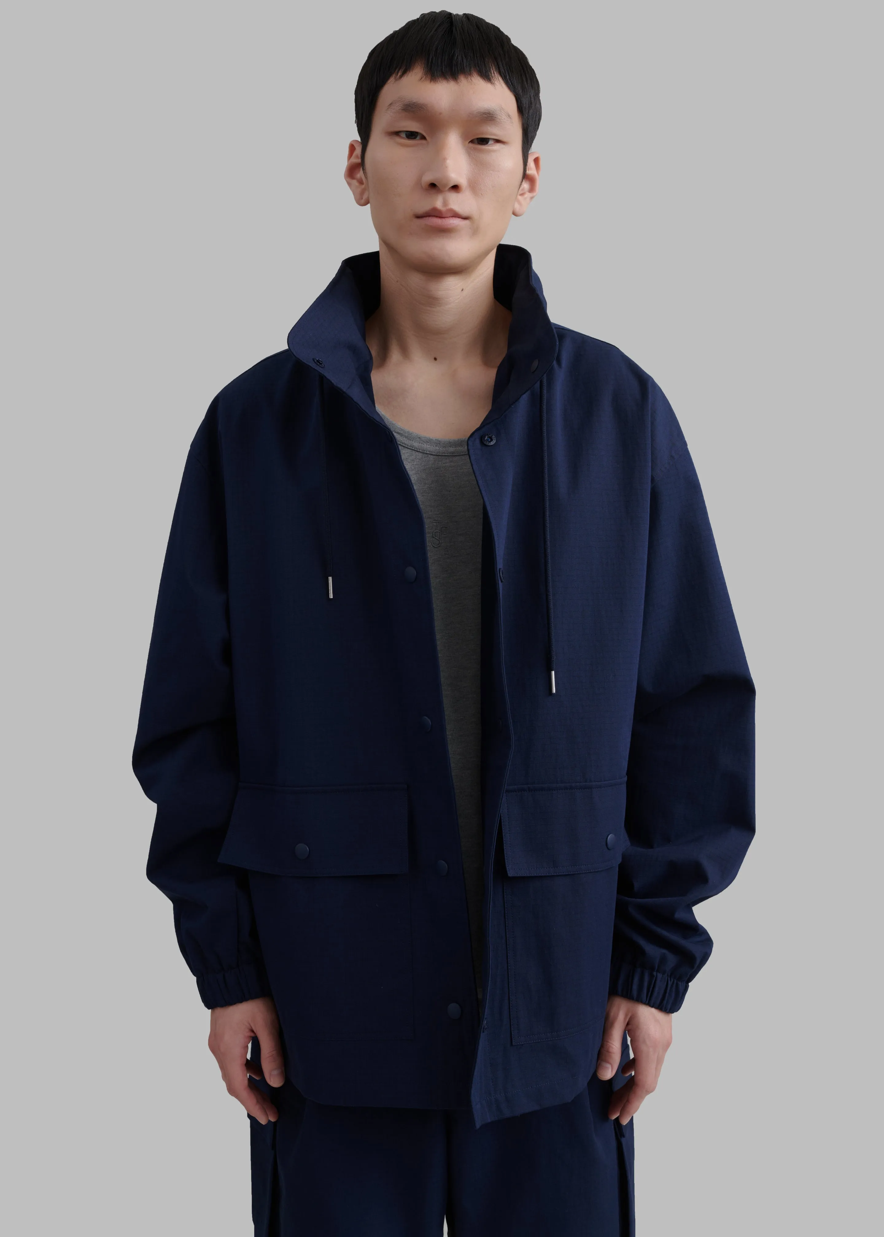 Edward Anorak - Navy sold by Frankie Shop product image thumbnail 5