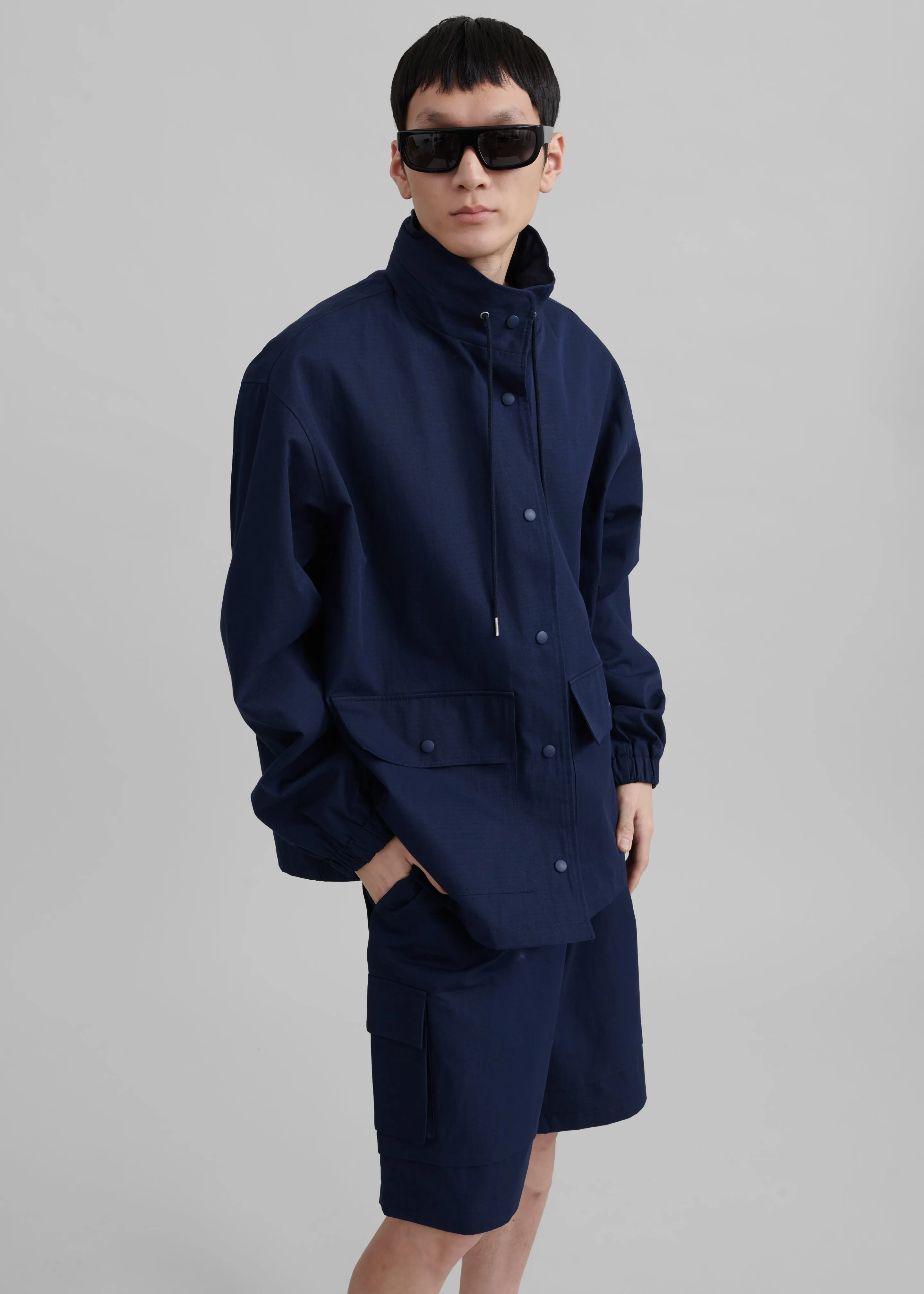 Edward Anorak - Navy sold by Frankie Shop product image thumbnail 4