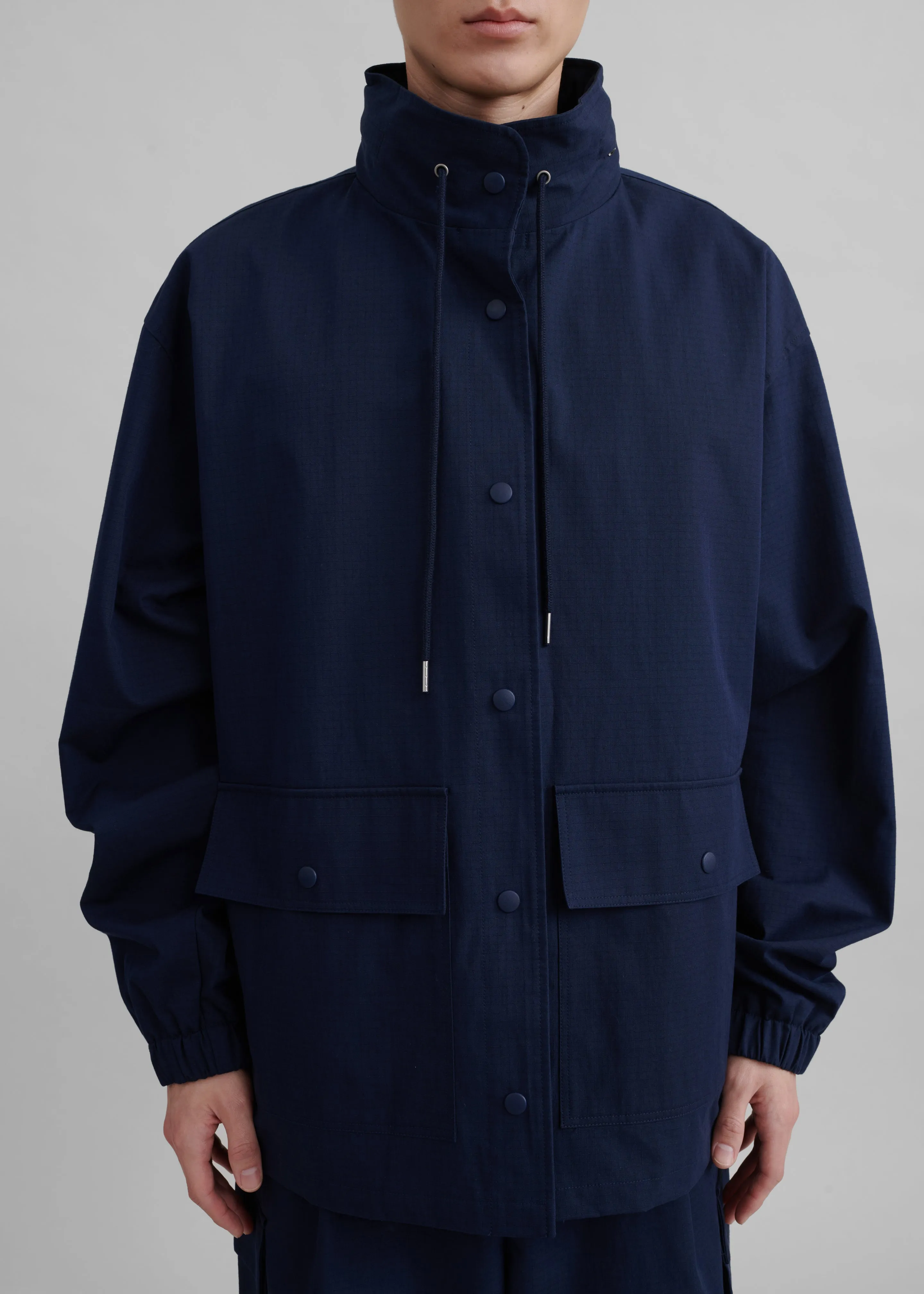 Edward Anorak - Navy sold by Frankie Shop product image thumbnail 3