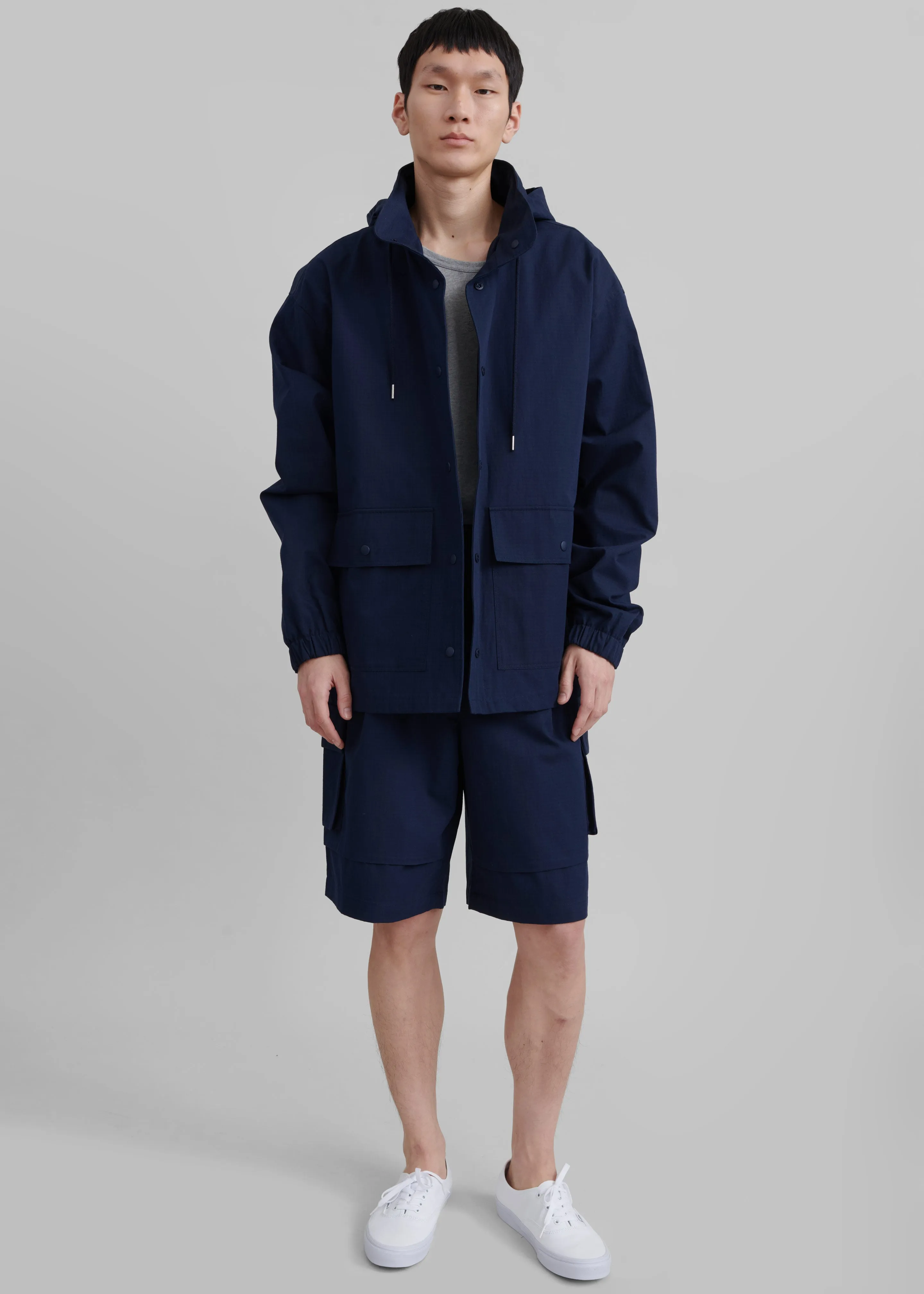 Edward Anorak - Navy sold by Frankie Shop product image thumbnail 2
