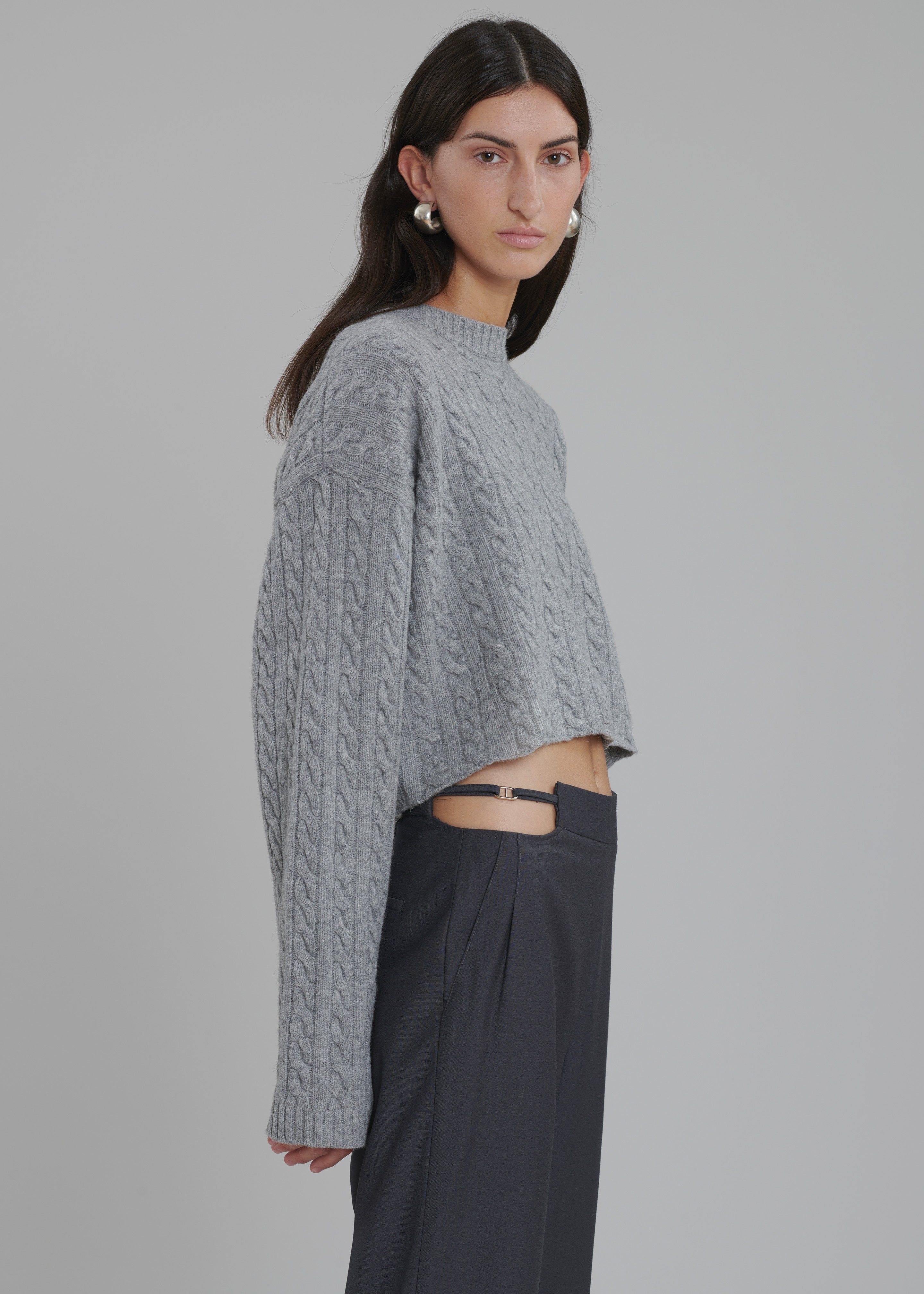 Louise Cut Out Trousers - Charcoal sold by Frankie Shop
