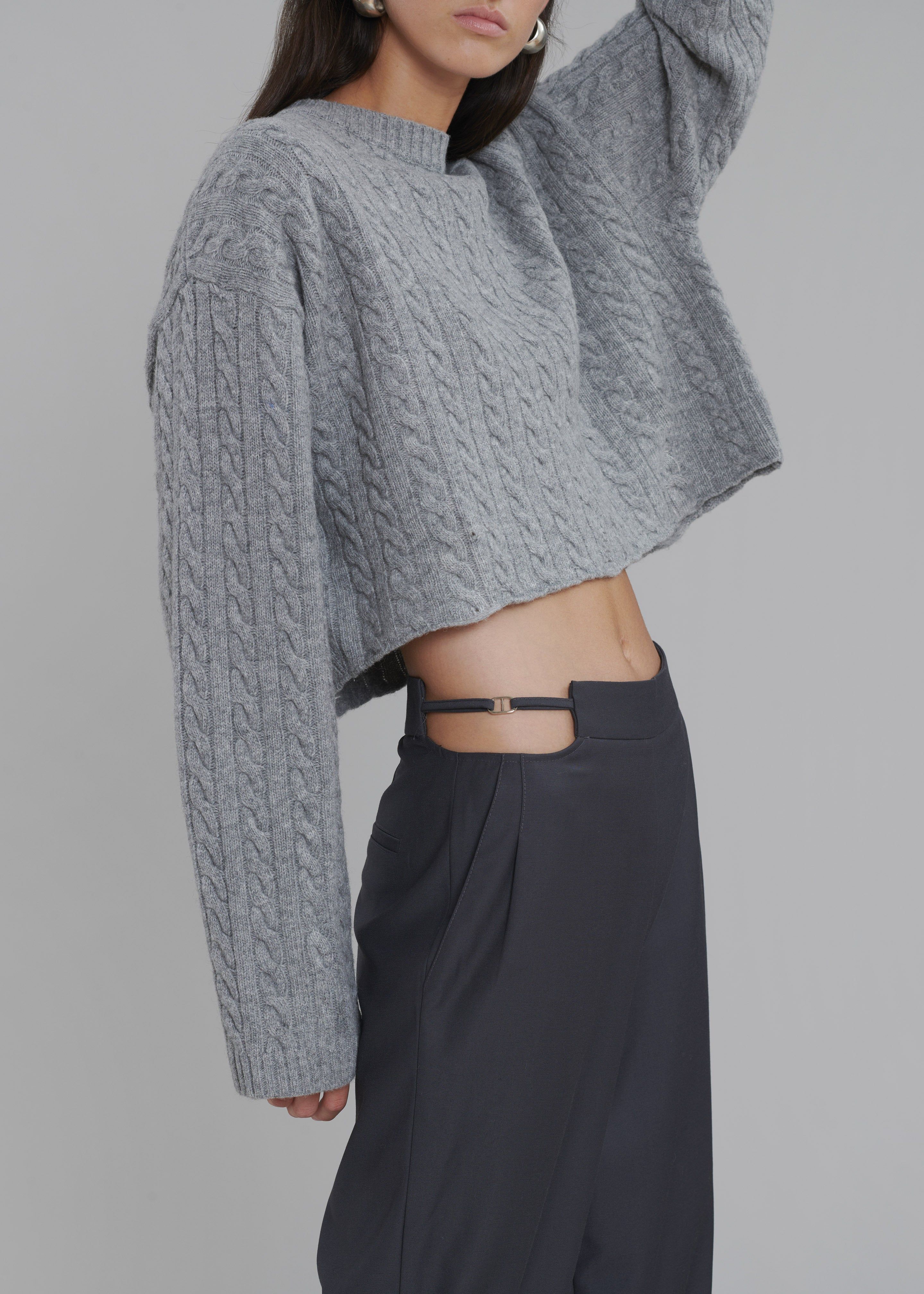 Louise Cut Out Trousers - Charcoal sold by Frankie Shop product image thumbnail 2