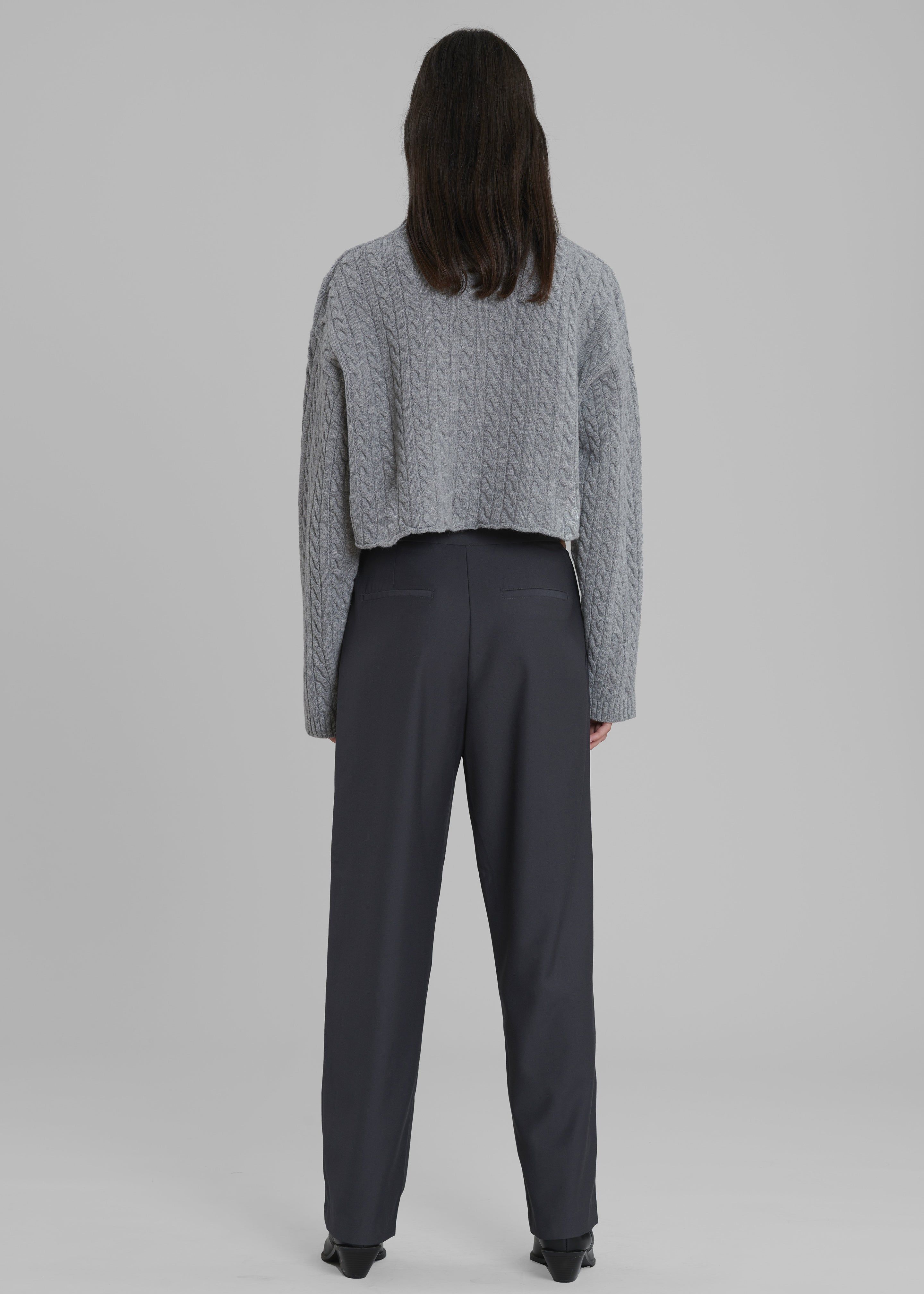Louise Cut Out Trousers - Charcoal sold by Frankie Shop product image thumbnail 7