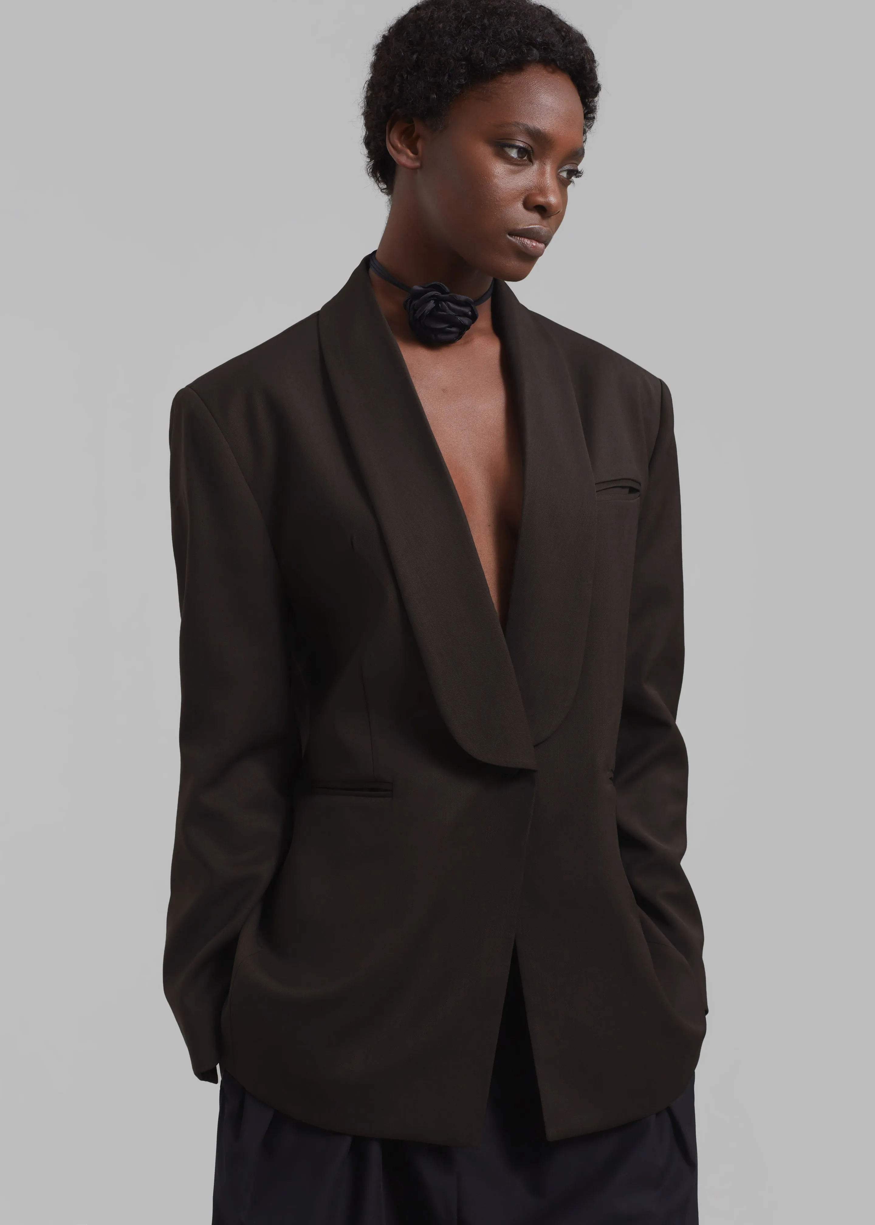 Jo Flower Accessory - Black sold by Frankie Shop product image thumbnail 3