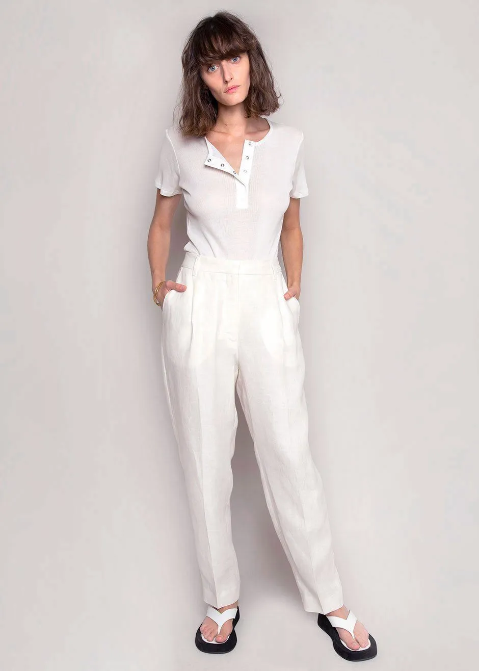 Remain Birger Christensen Paris Pants - White Asparagus sold by Frankie Shop product image thumbnail 4