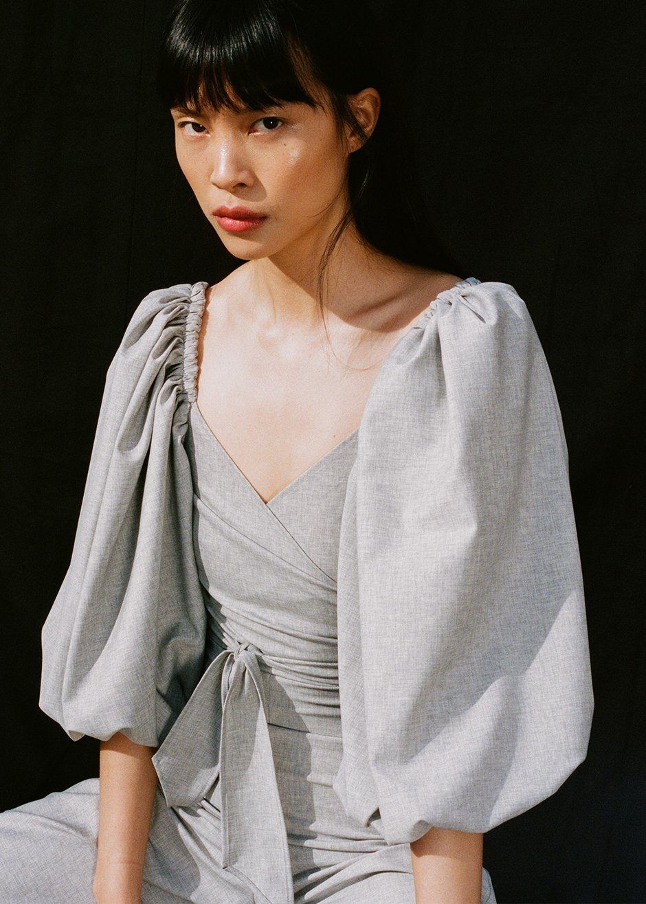 Shaina Mote Jasper Top - Heather Grey sold by Frankie Shop product image thumbnail 6