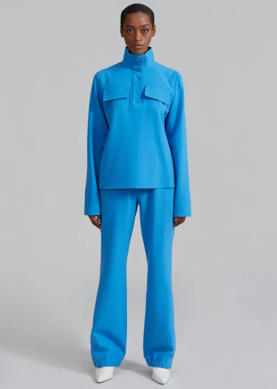 Nanushka Nicia Elasticated Trouser - Electric Blue made by Nanushka