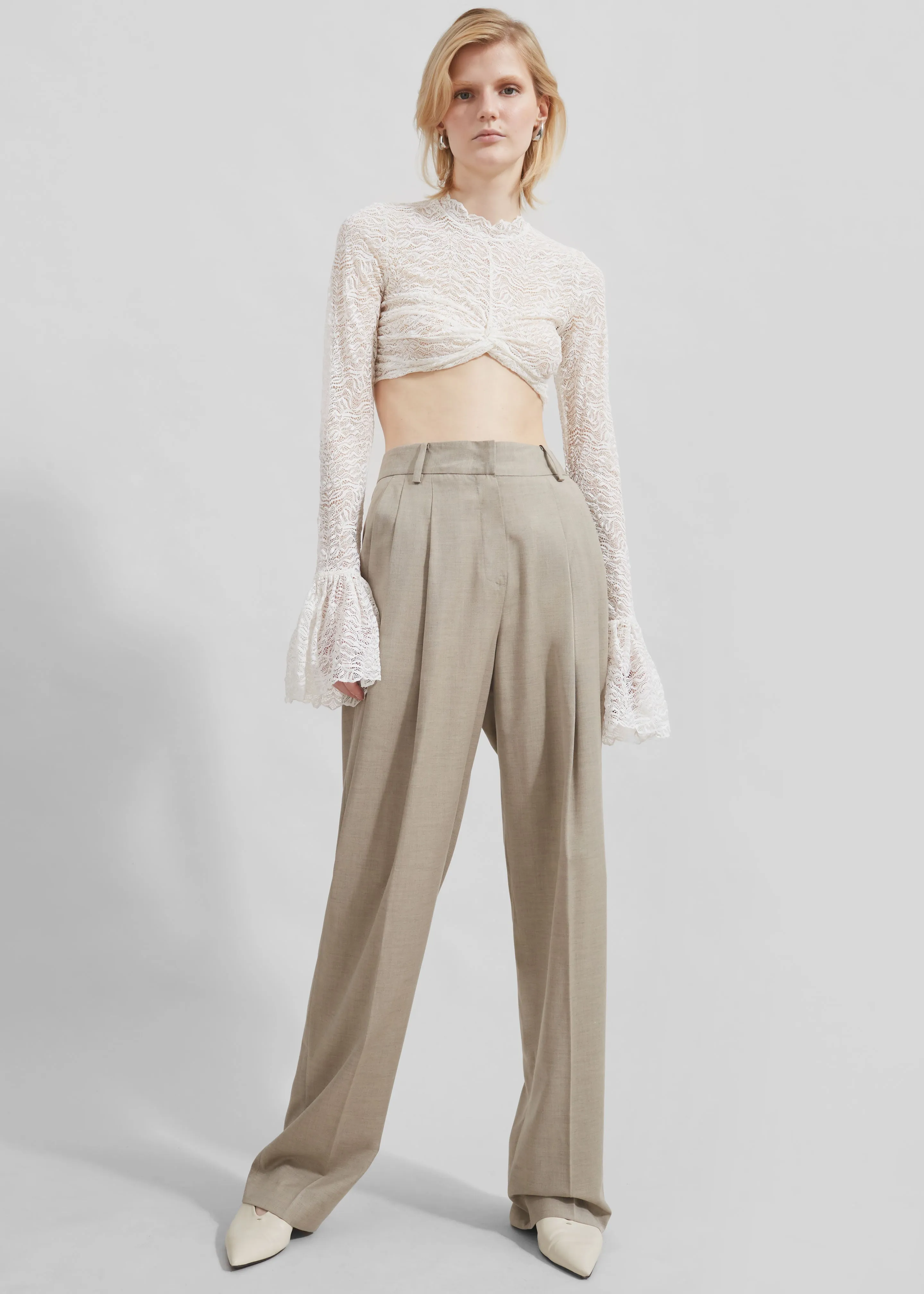 Beaufille Frida Blouse - White sold by Frankie Shop product image thumbnail 3