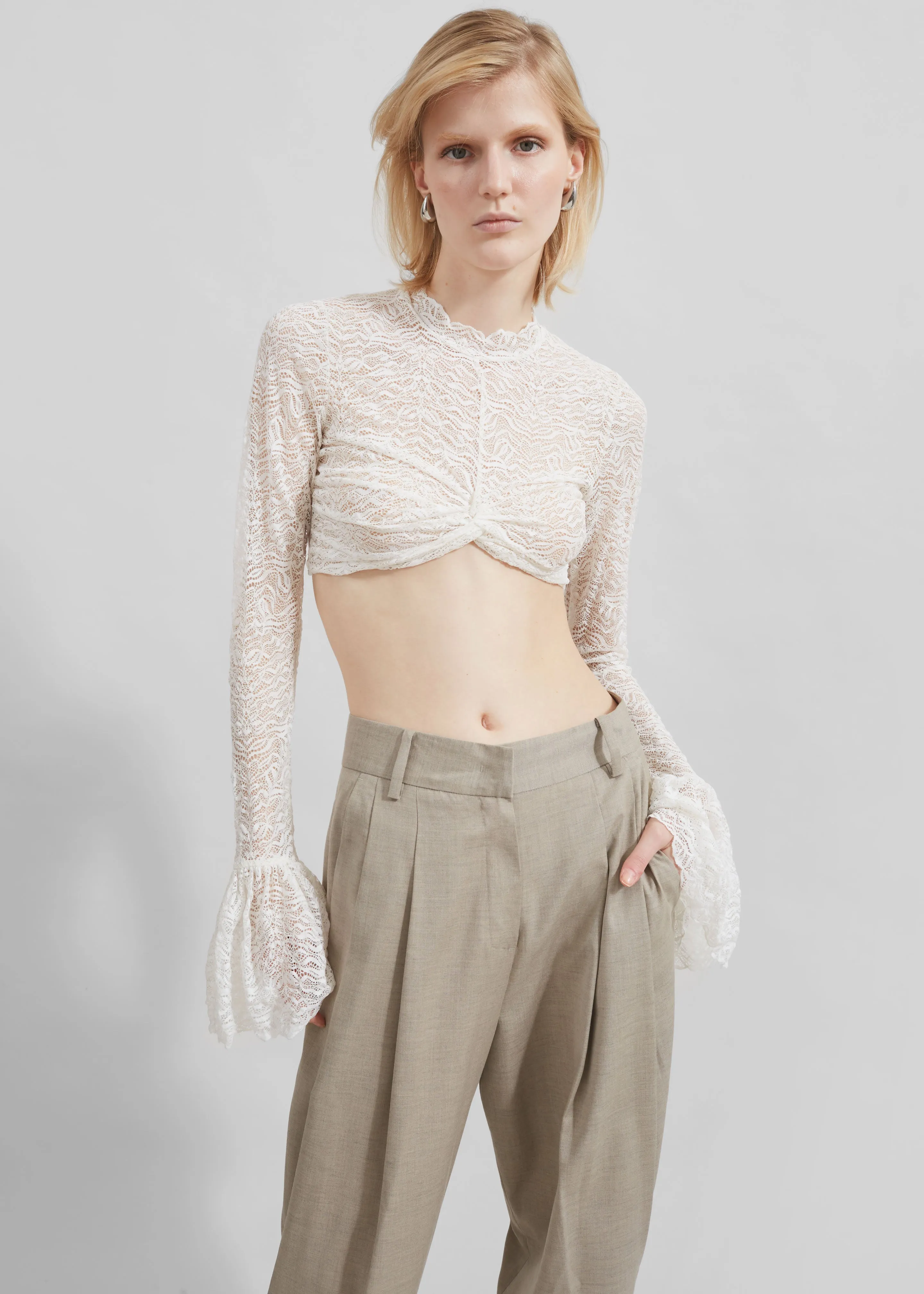 Beaufille Frida Blouse - White sold by Frankie Shop