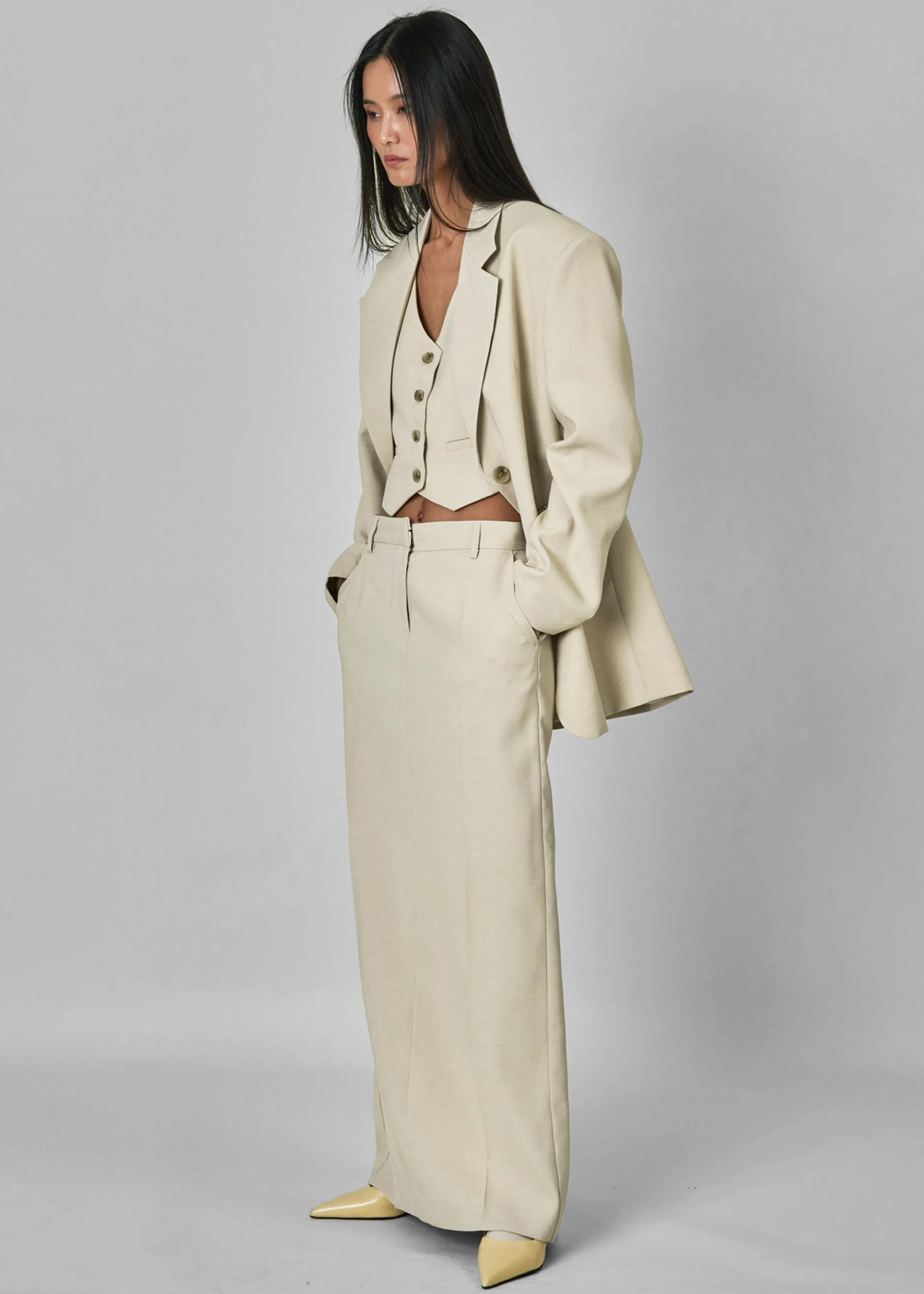 Indio Maxi Skirt - Beige sold by Frankie Shop product image thumbnail 3