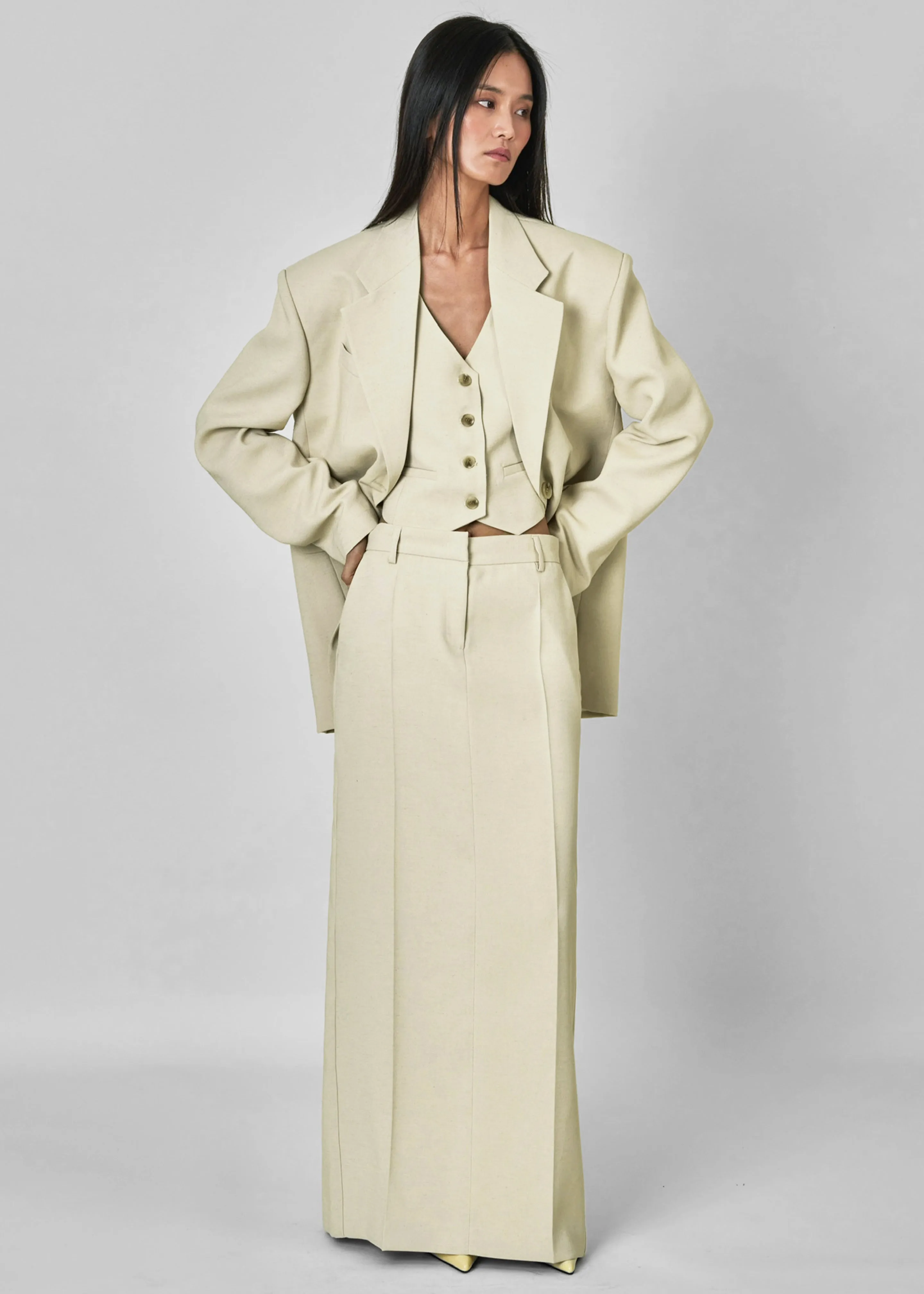 Indio Maxi Skirt - Beige sold by Frankie Shop product image thumbnail 4