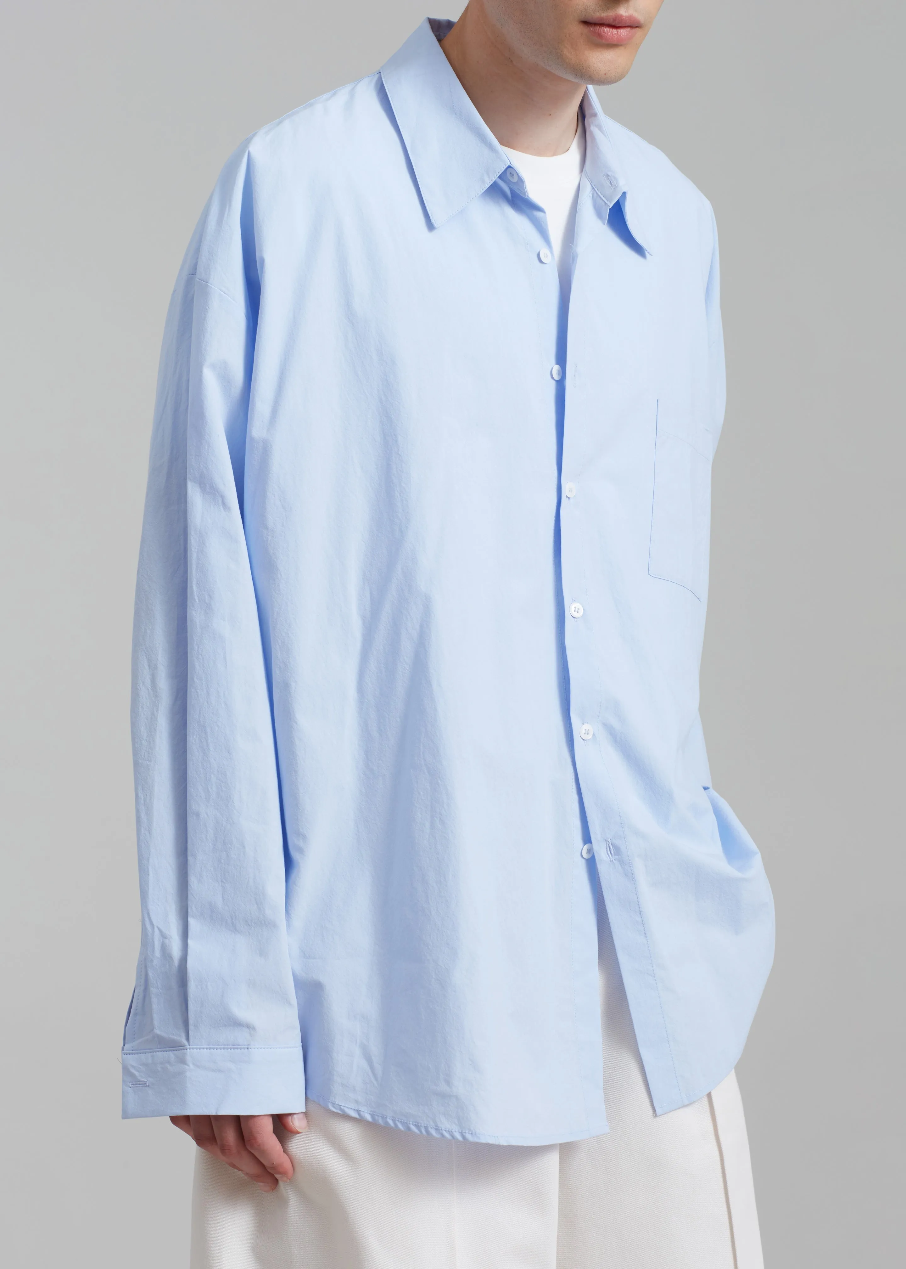Darren Oversized Shirt - Light Blue sold by Frankie Shop product image thumbnail 3