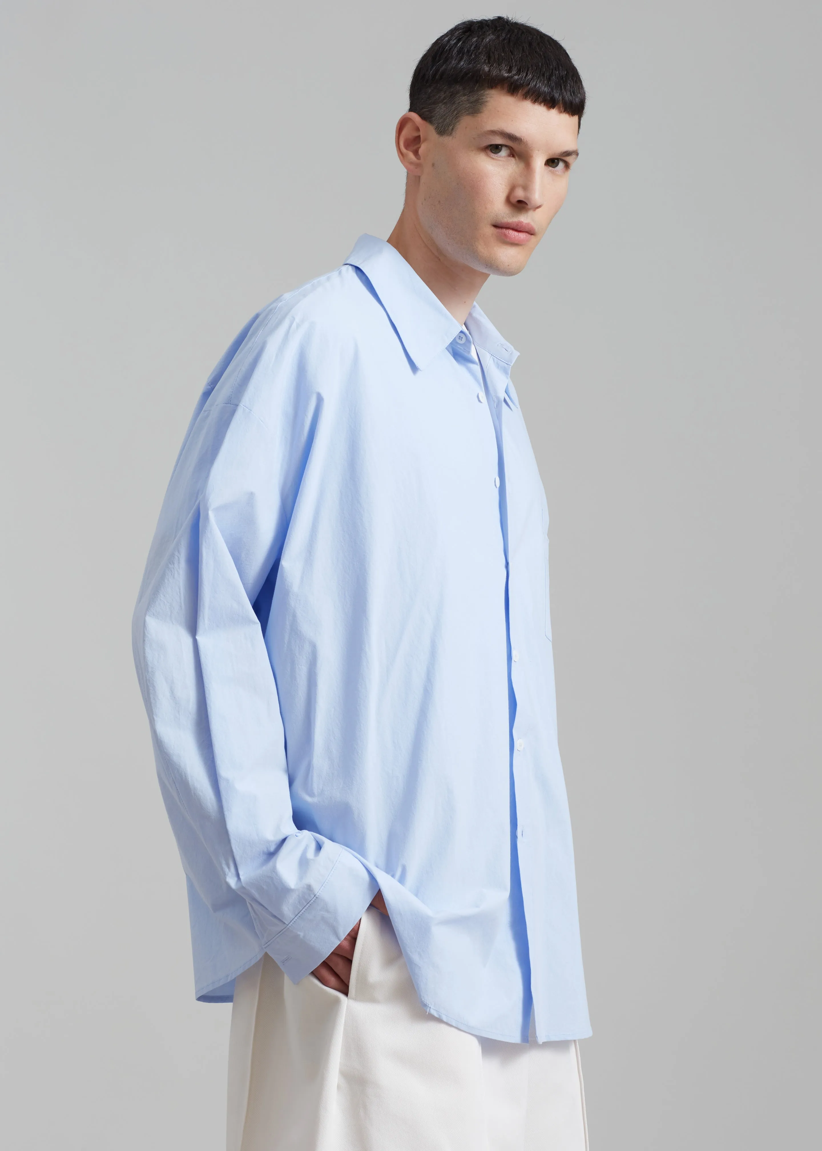 Darren Oversized Shirt - Light Blue sold by Frankie Shop product image thumbnail 4