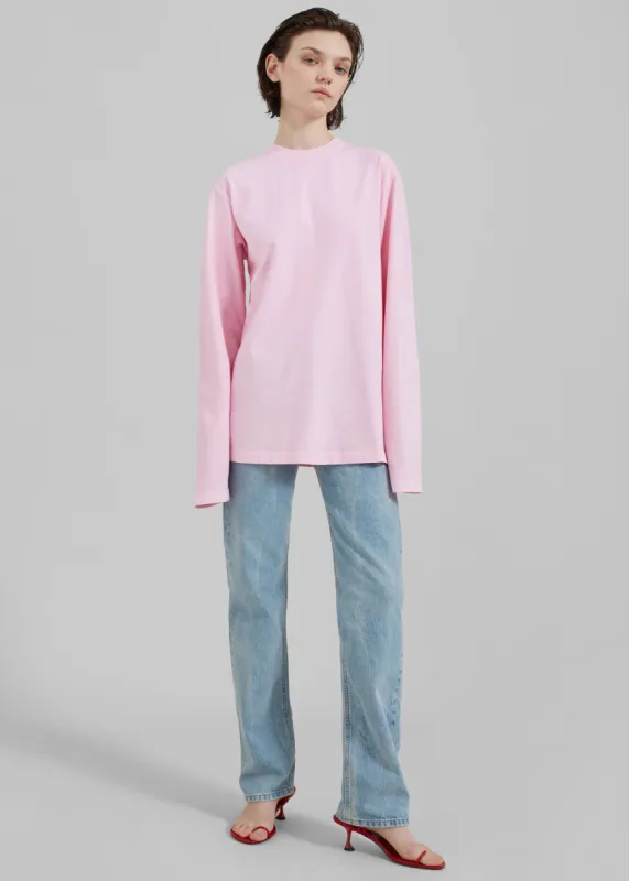 Sportmax Agguati Long Sleeve Tee - Pink made by Sportmax