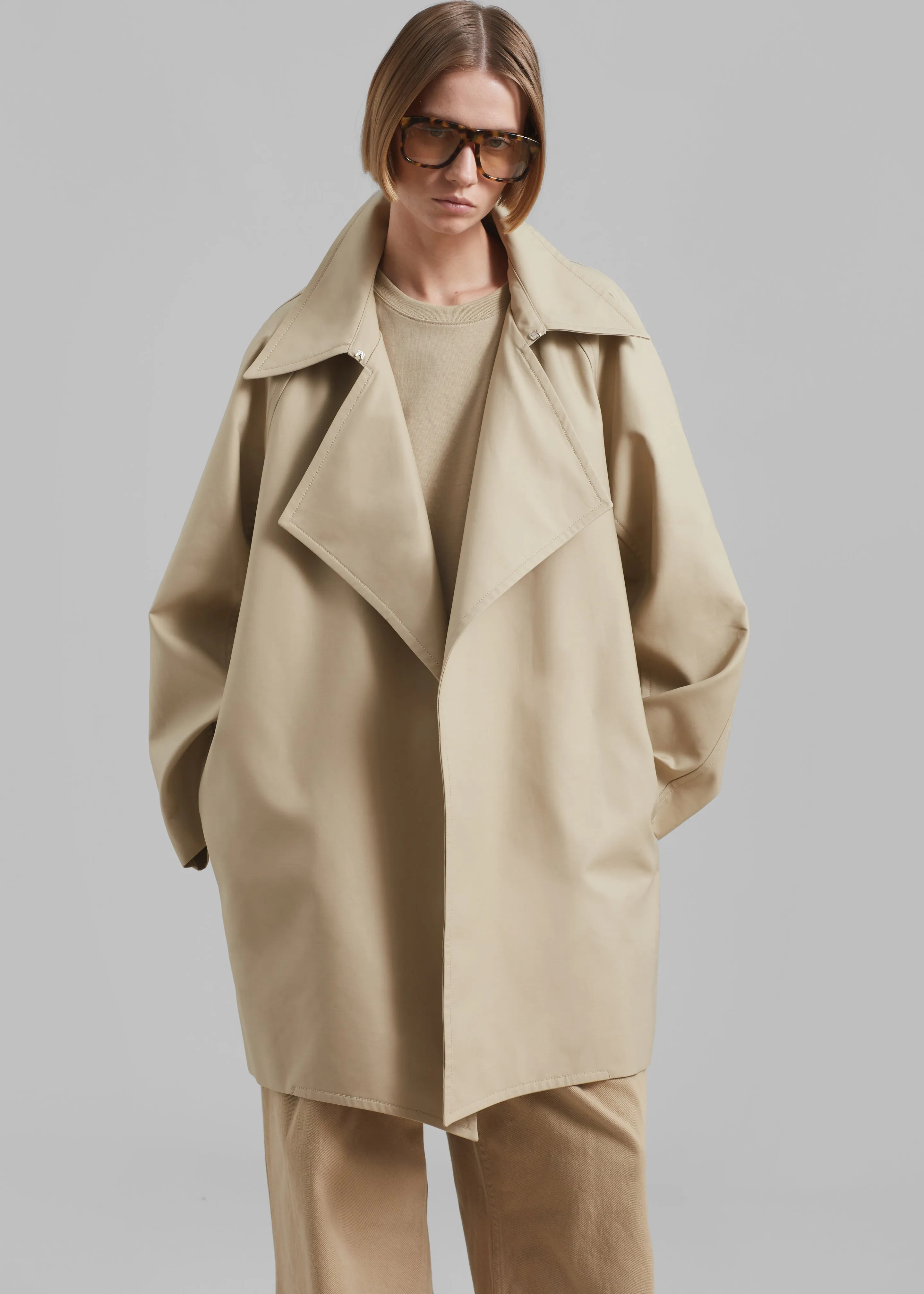 Bene Trench Coat - Beige sold by Frankie Shop product image thumbnail 4