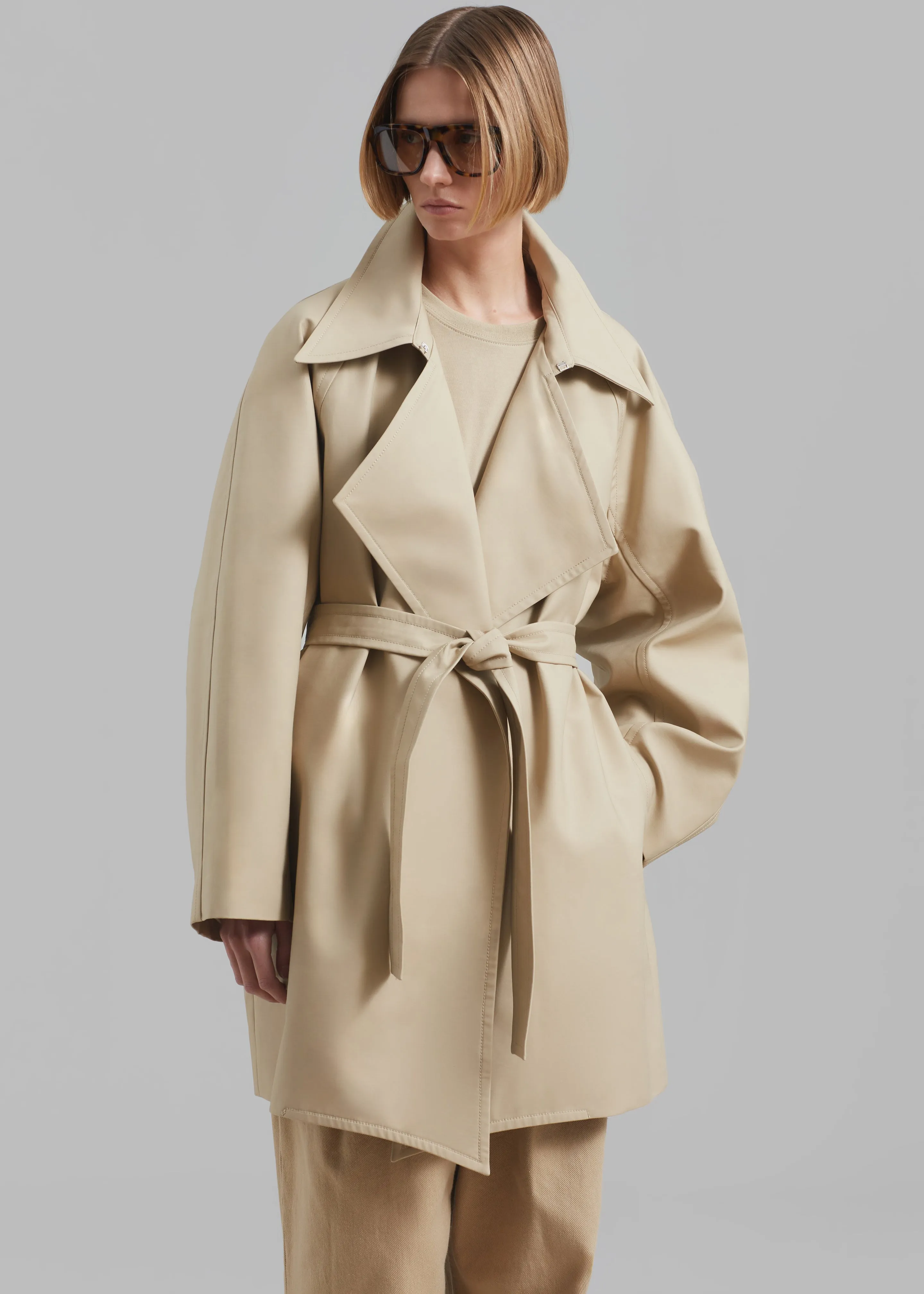 Bene Trench Coat - Beige sold by Frankie Shop