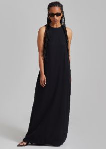 Phoebe Sleeveless Maxi Dress - Black sold by Frankie Shop