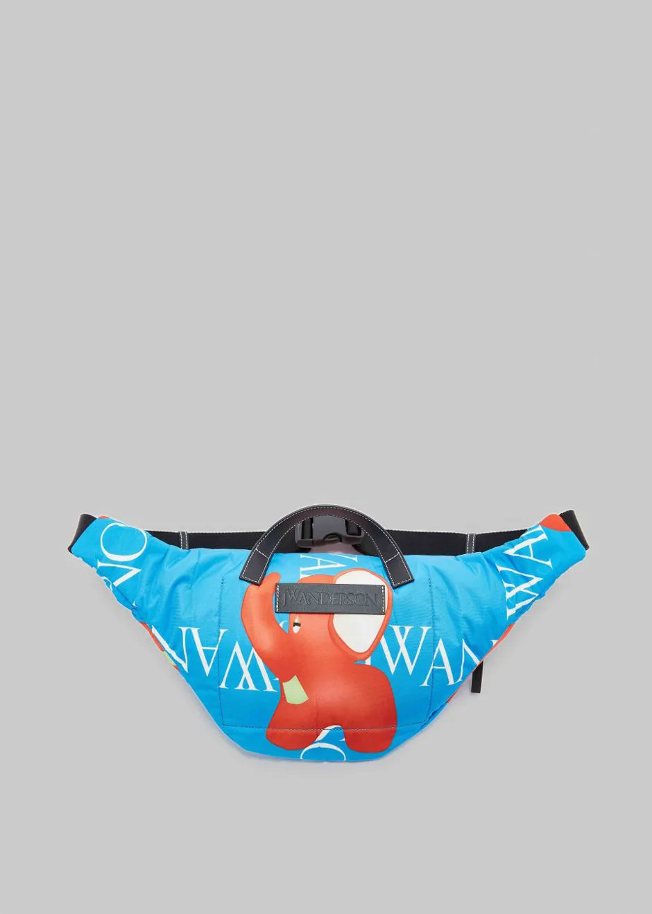 JW Anderson Bum Bag With Elephant Motif - Blue sold by Frankie Shop product image thumbnail 3
