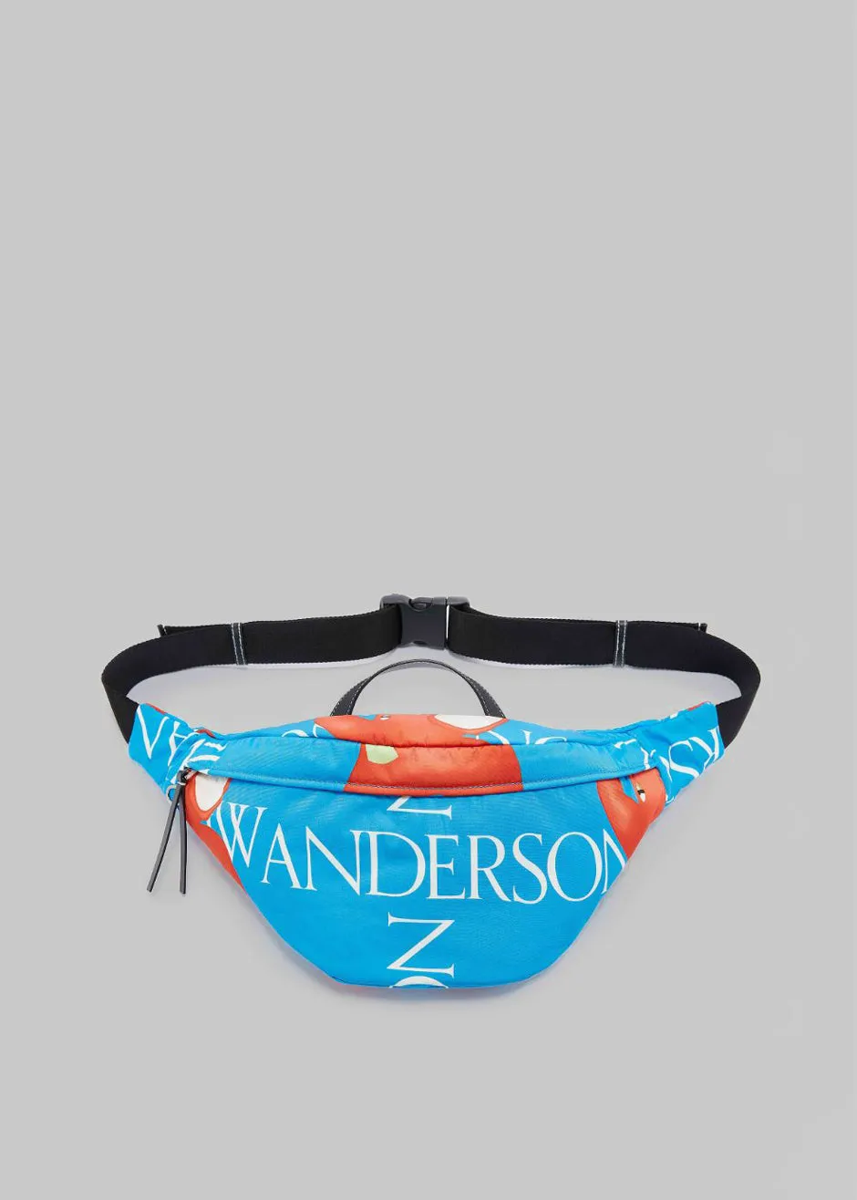 JW Anderson Bum Bag With Elephant Motif - Blue sold by Frankie Shop
