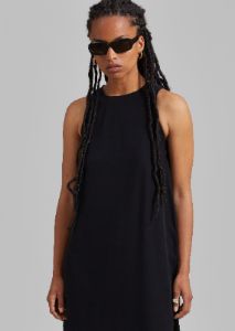 Phoebe Sleeveless Maxi Dress - Black sold by Frankie Shop