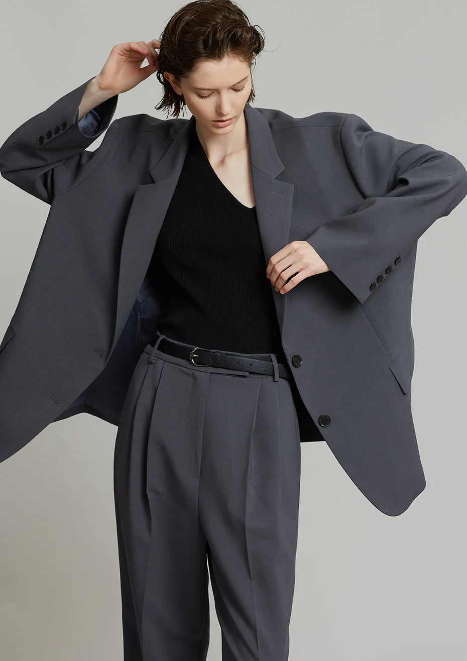 Bea Suit Pants - Charcoal sold by Frankie Shop