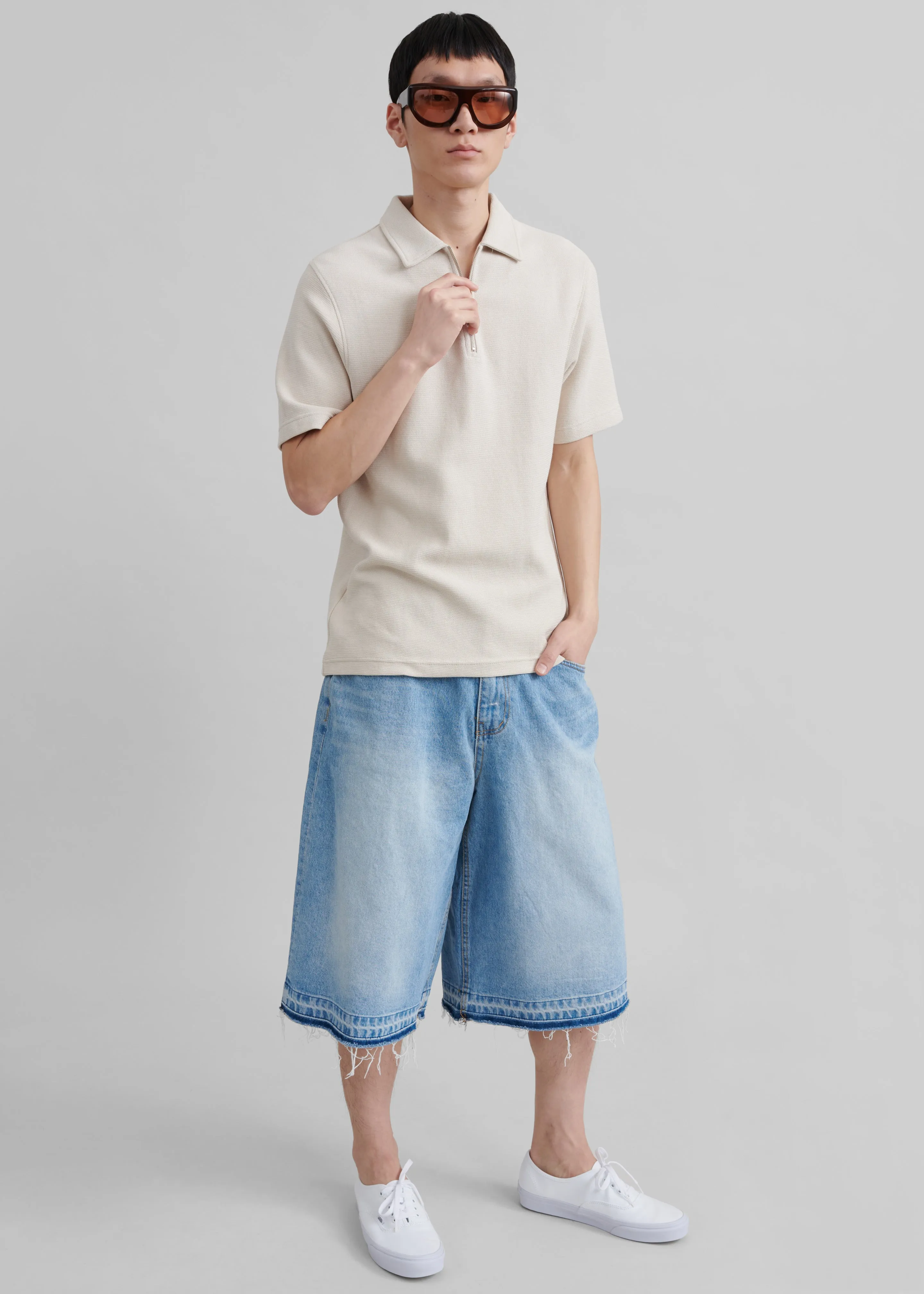 Samsøe Samsøe Saolli Hz Polo - Oatmeal sold by Frankie Shop product image thumbnail 2