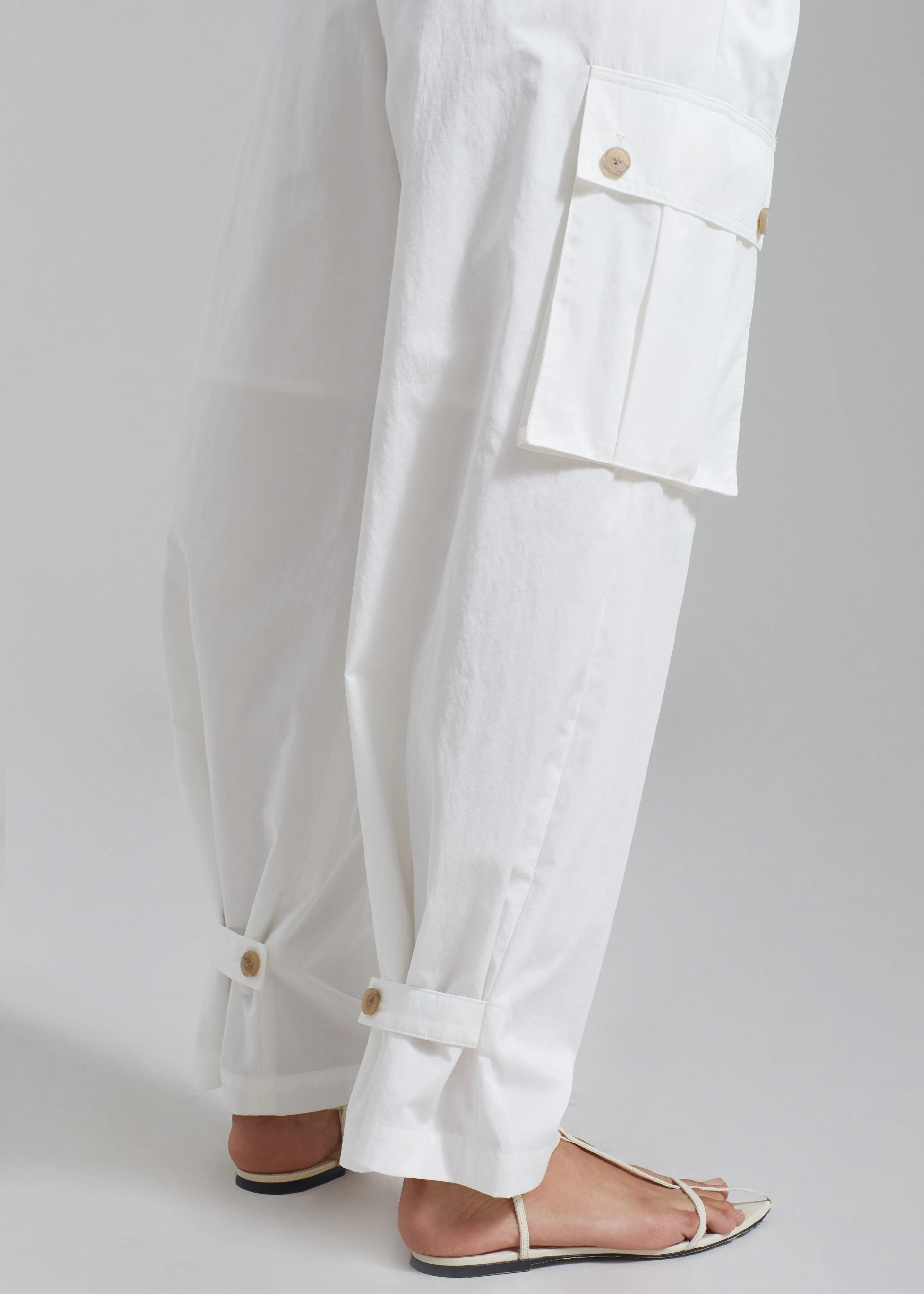 Emily Cargo Pants - White sold by Frankie Shop product image thumbnail 3