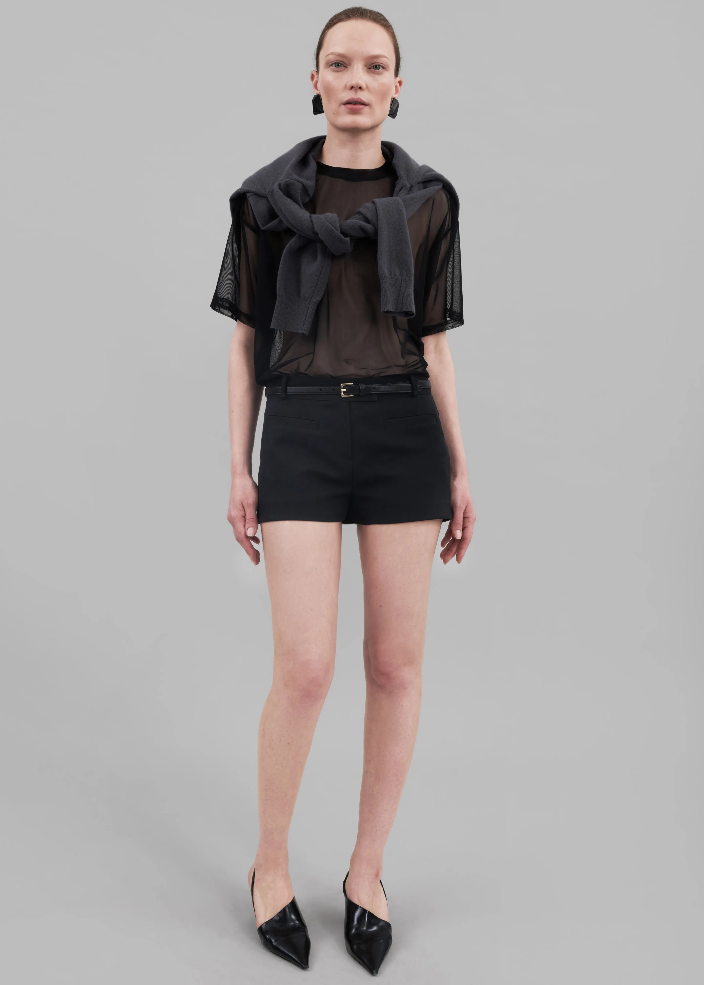 Ramy Mesh Tee - Black sold by Frankie Shop product image thumbnail 3