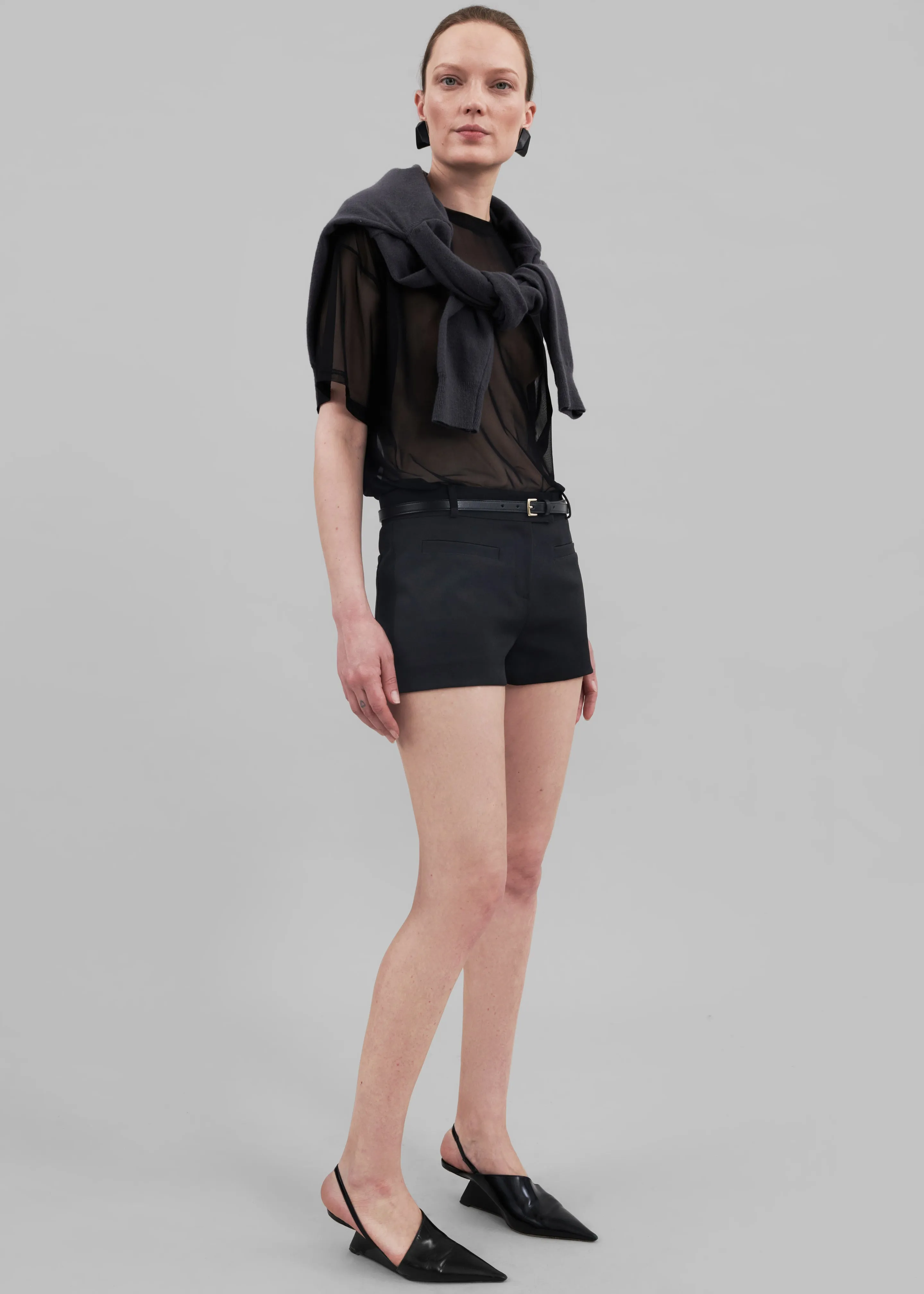 Ramy Mesh Tee - Black sold by Frankie Shop product image thumbnail 5