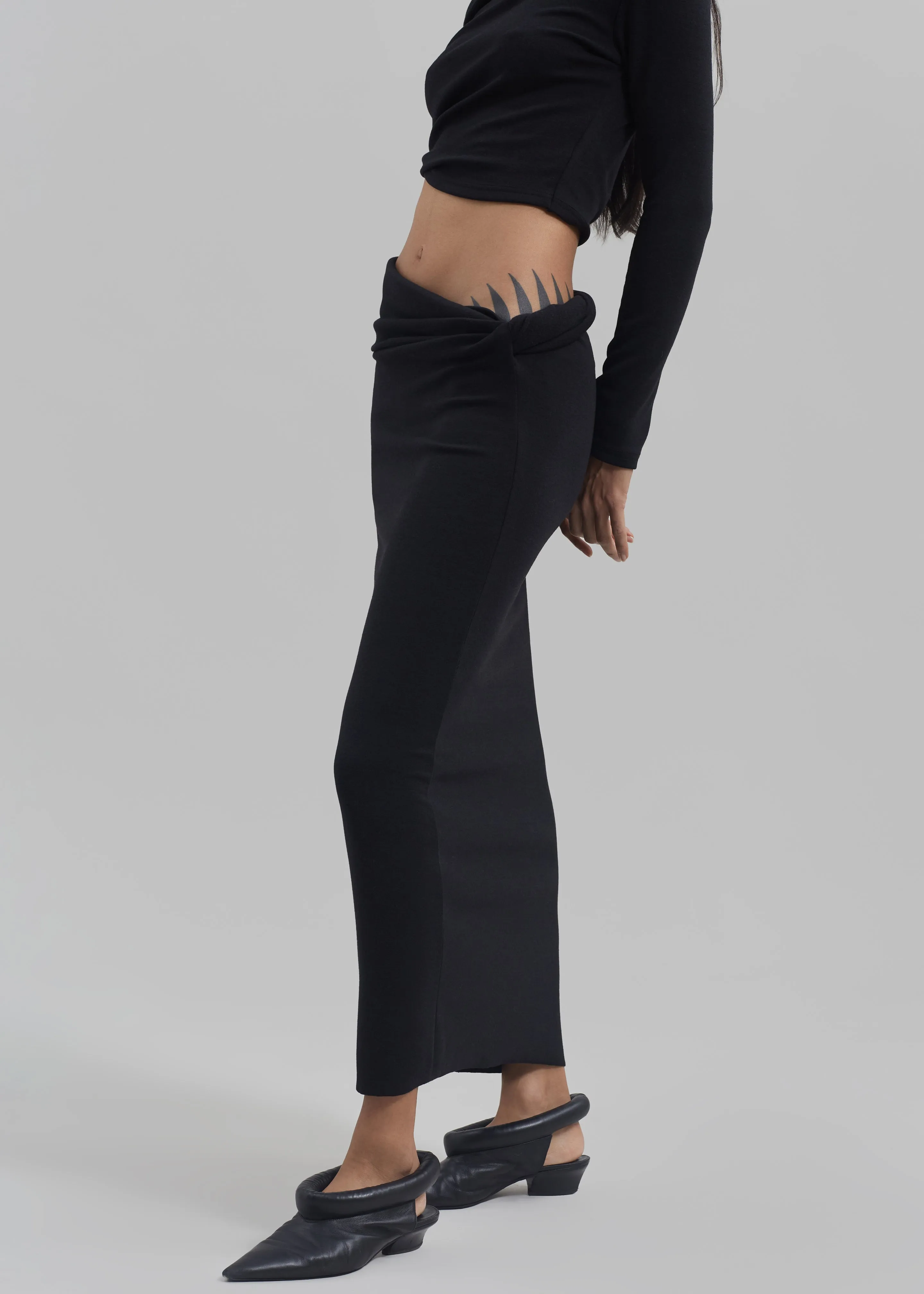 Margot Asymmetric Skirt - Black sold by Frankie Shop product image thumbnail 2