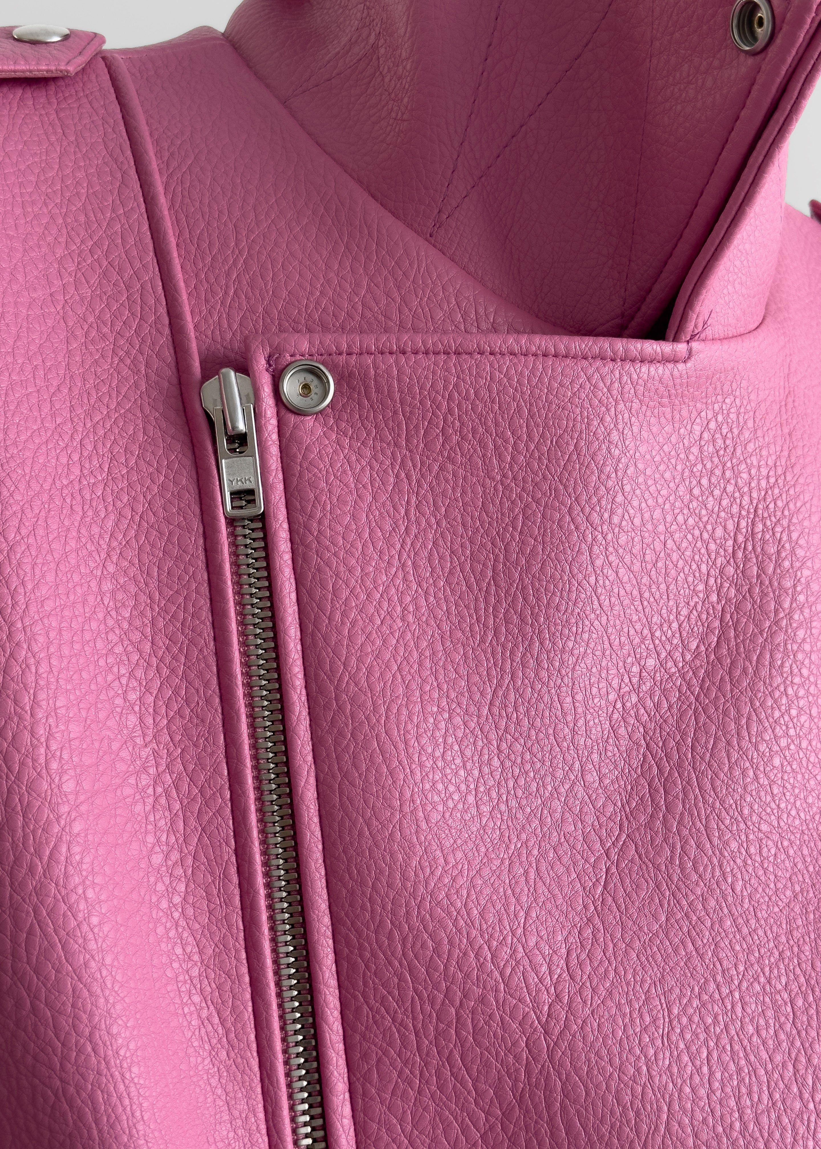 Chicago Oversized Perfecto Jacket - Pink sold by Frankie Shop product image thumbnail 7