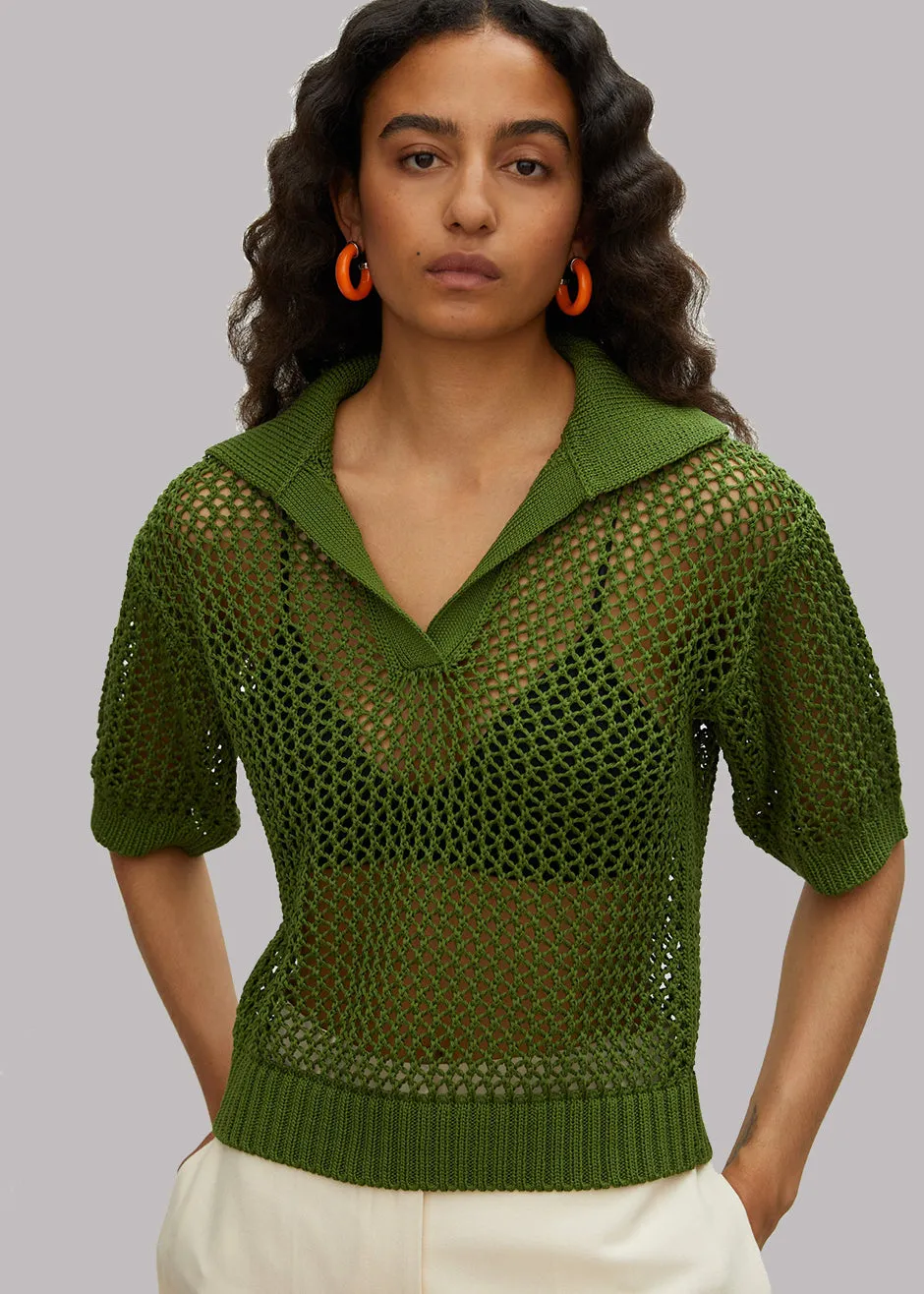 Róhe Annie Pullover - Fern Green sold by Frankie Shop