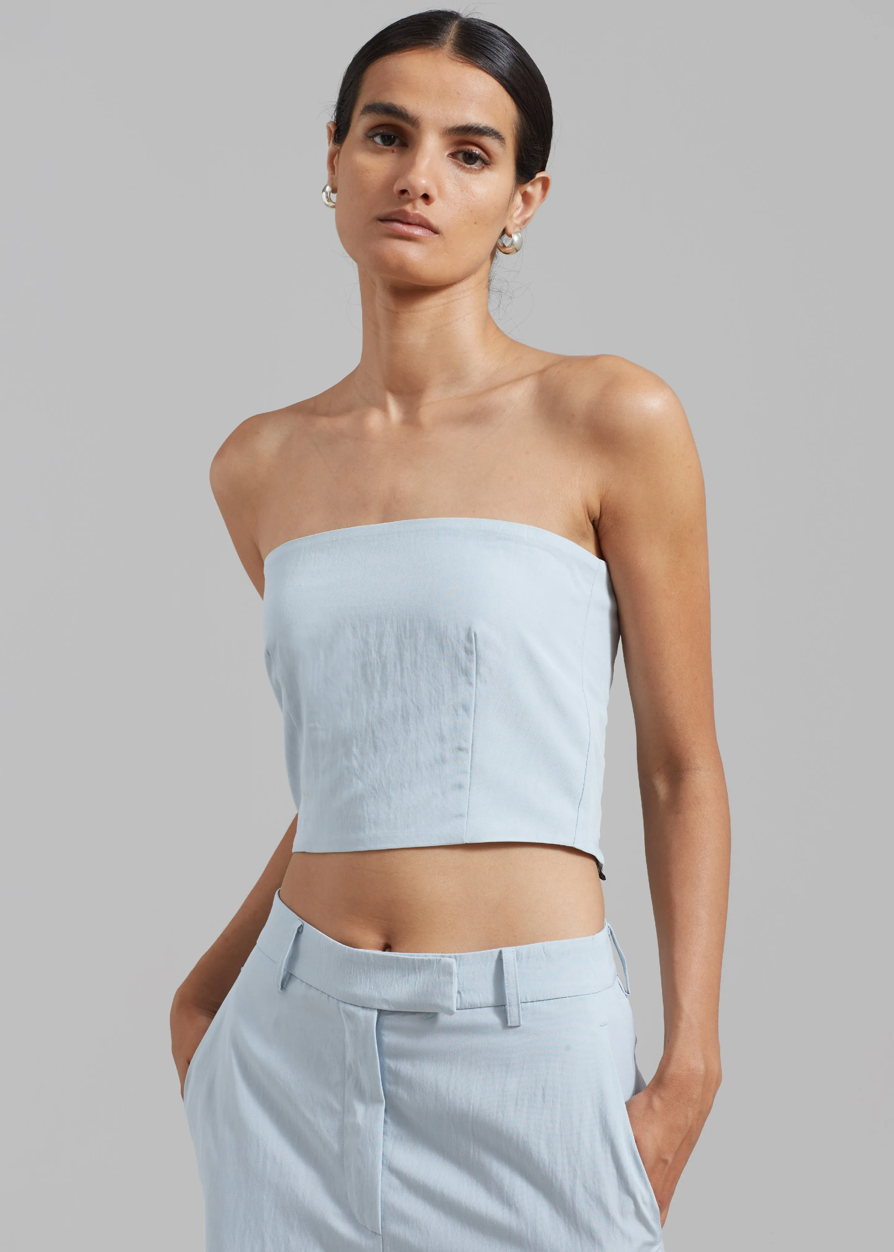 Anastasia Tube Top - Sky sold by Frankie Shop
