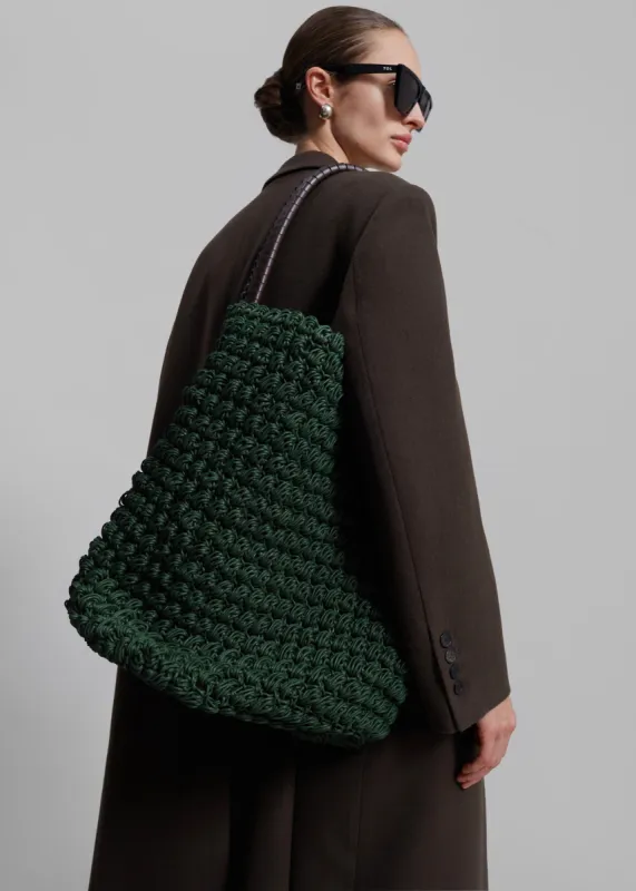 JW Anderson JWA Corner Bucket Bag - Forest Green sold by Frankie Shop