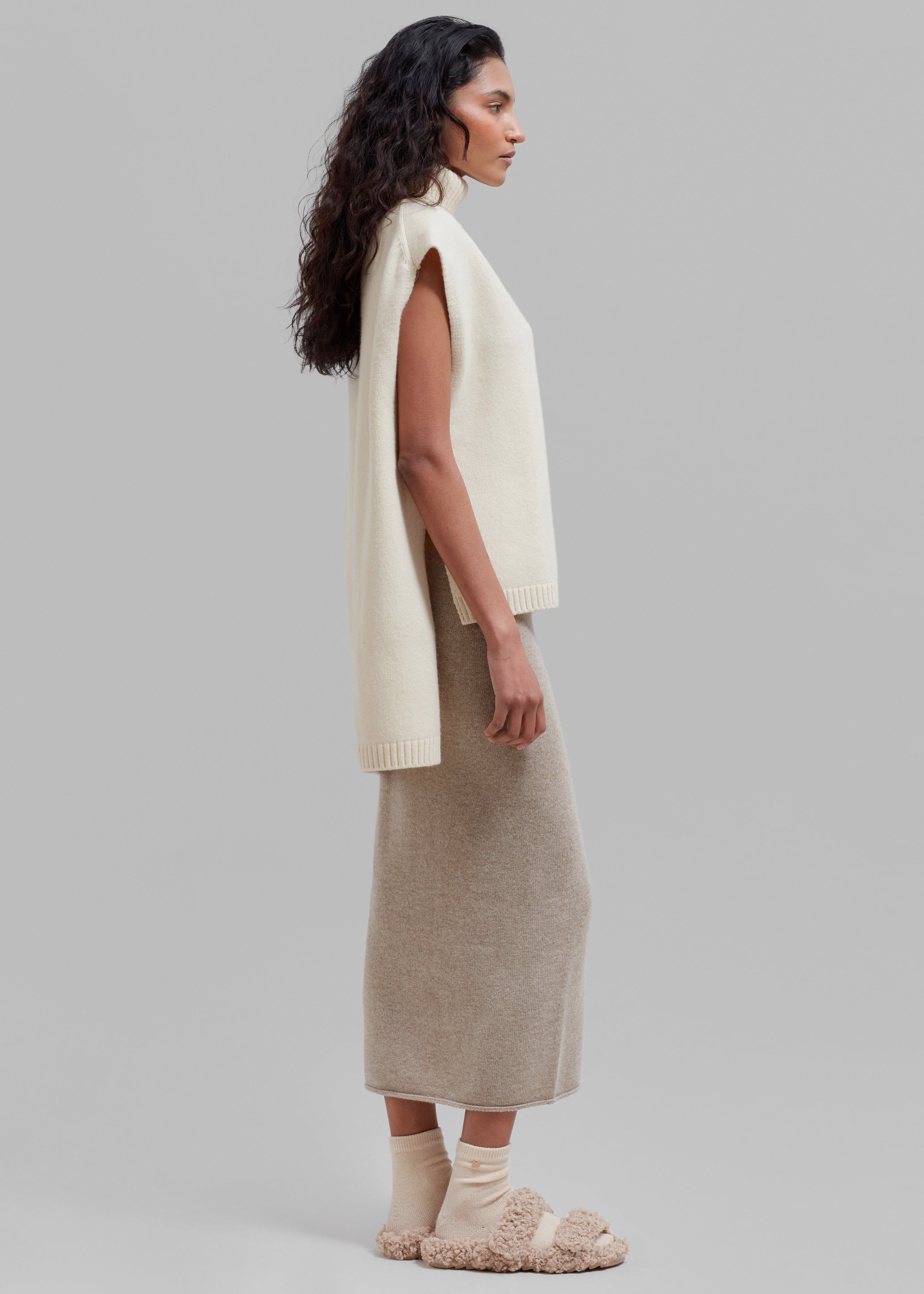 Vira Sleeveless Knit Turtleneck - Cream sold by Frankie Shop product image thumbnail 5