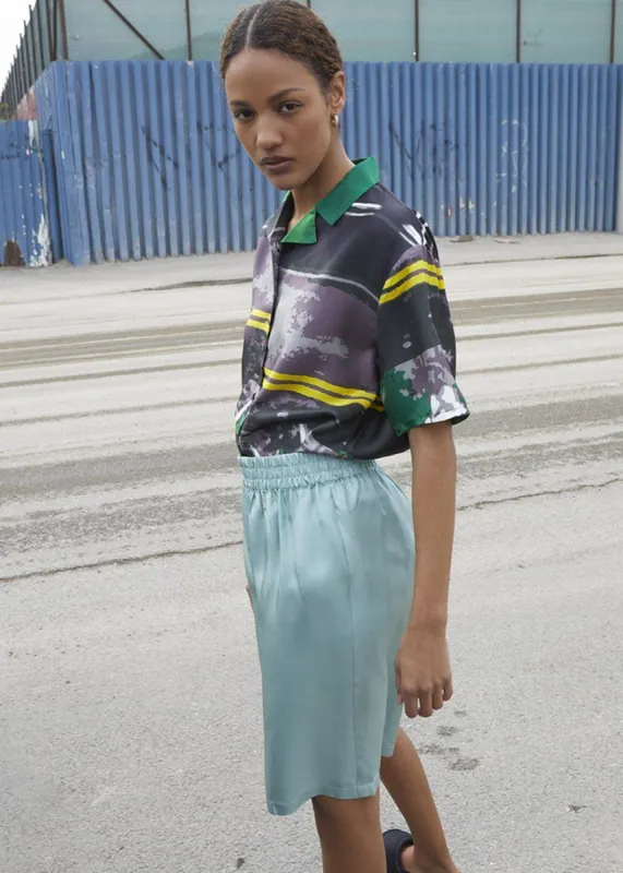 OpéraSPORT Tony Unisex Shirt - Green Print sold by Frankie Shop