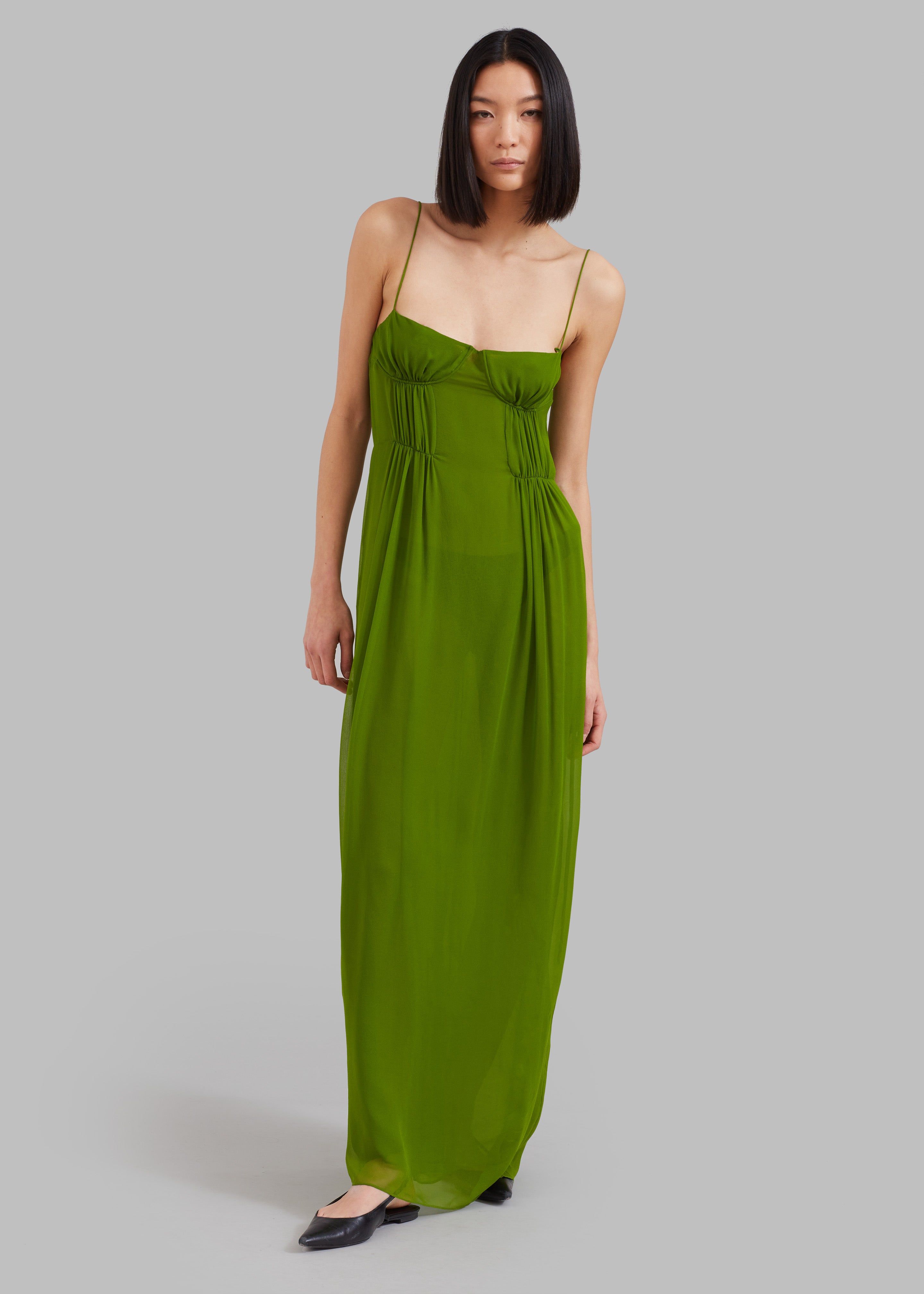 Christopher Esber Balconette Bra Dress - Vert Green sold by Frankie Shop product image thumbnail 3