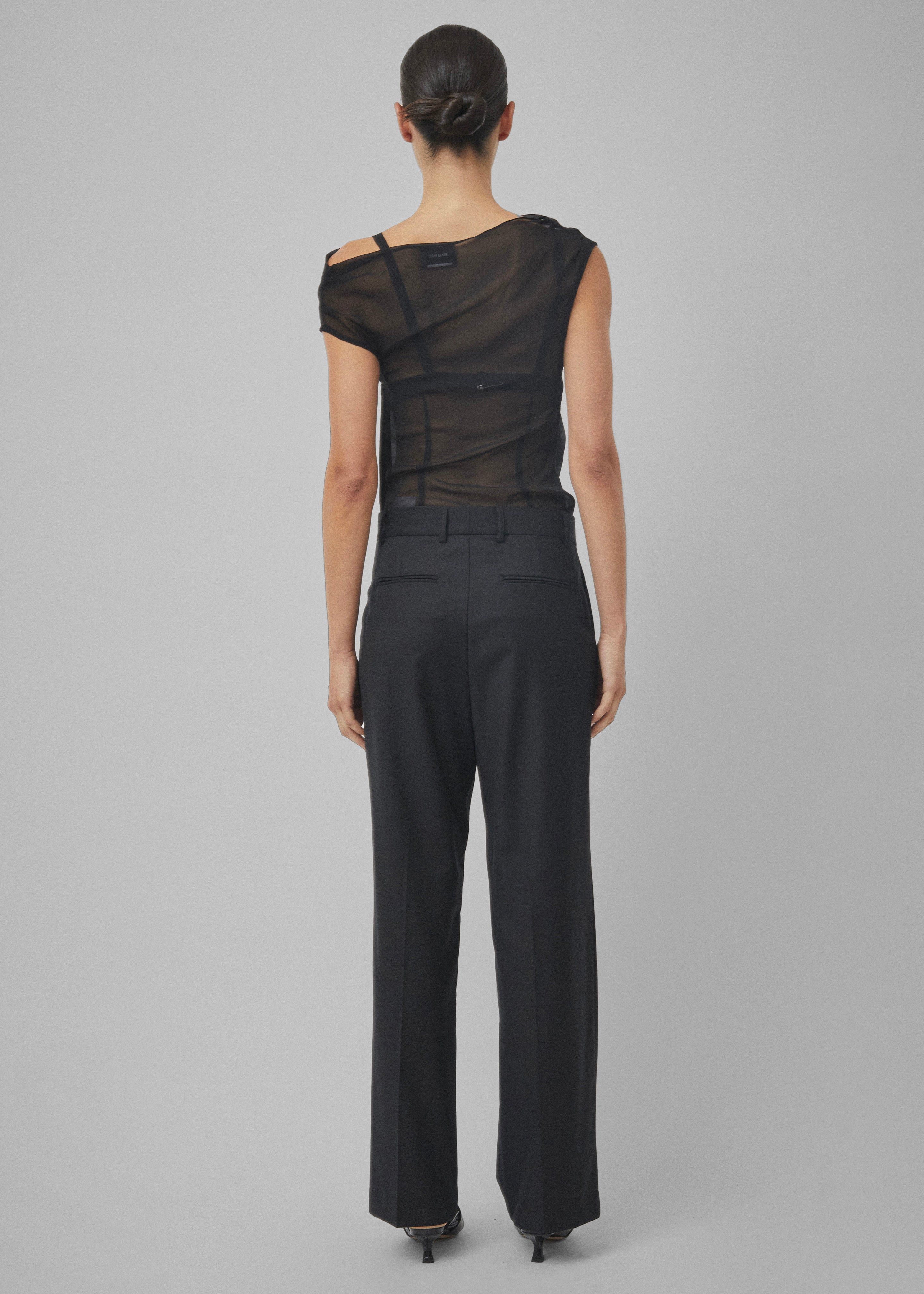 Beare Park Silk Georgette Off The Shoulder Top - Black sold by Frankie Shop product image thumbnail 4