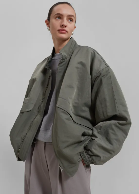 Seth Oversized Jacket - Khaki sold by Frankie Shop